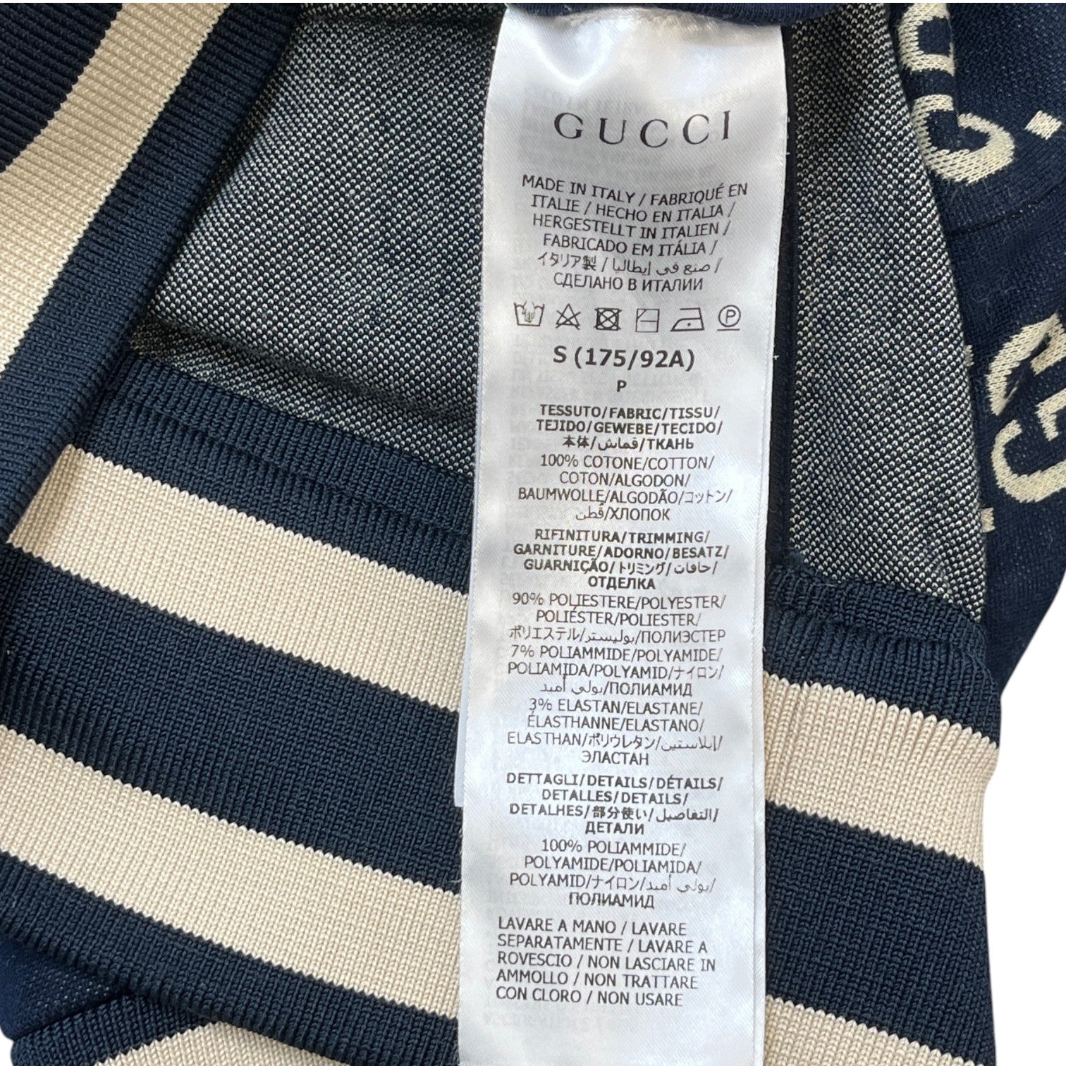 Men's Gg Supreme Track Jacket Blue Size S