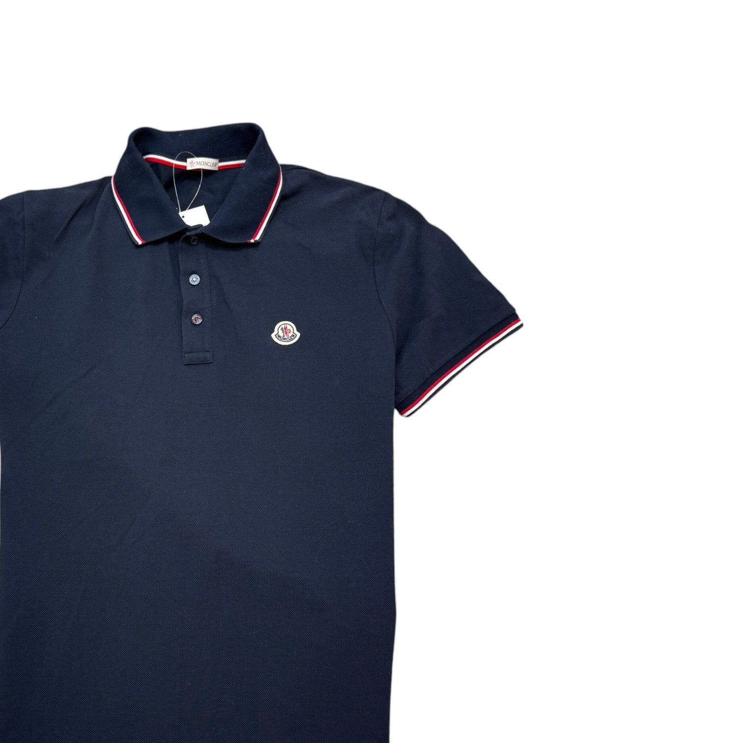 Men's Maglia Polo Shirt Navy Size L