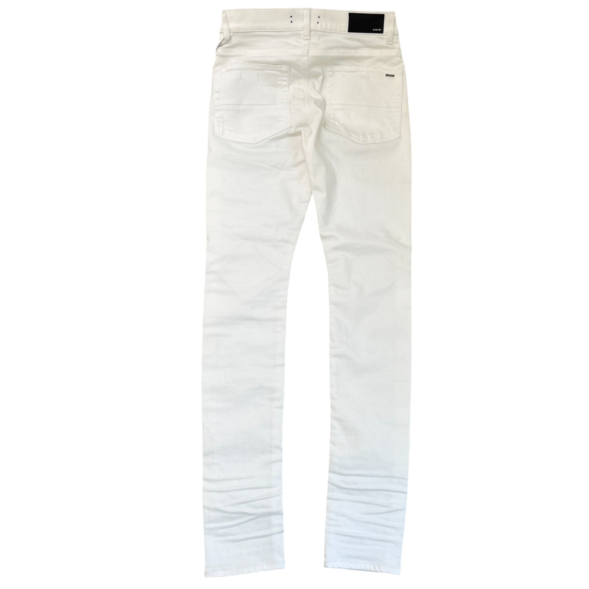 Men's Mx1 Distressed Jeans White Size Waist 31"