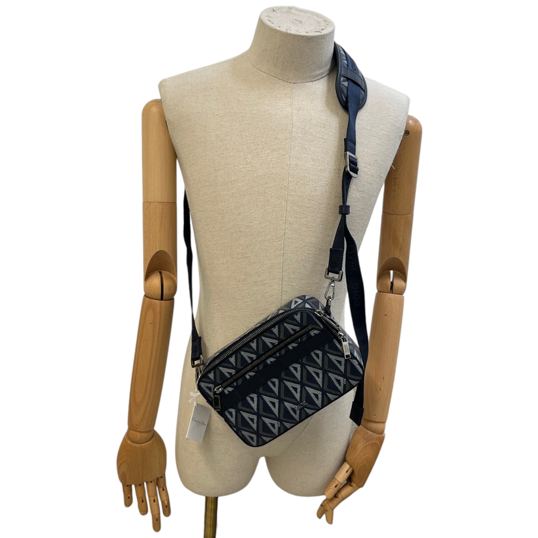 Men's Safari Messenger Bag Navy