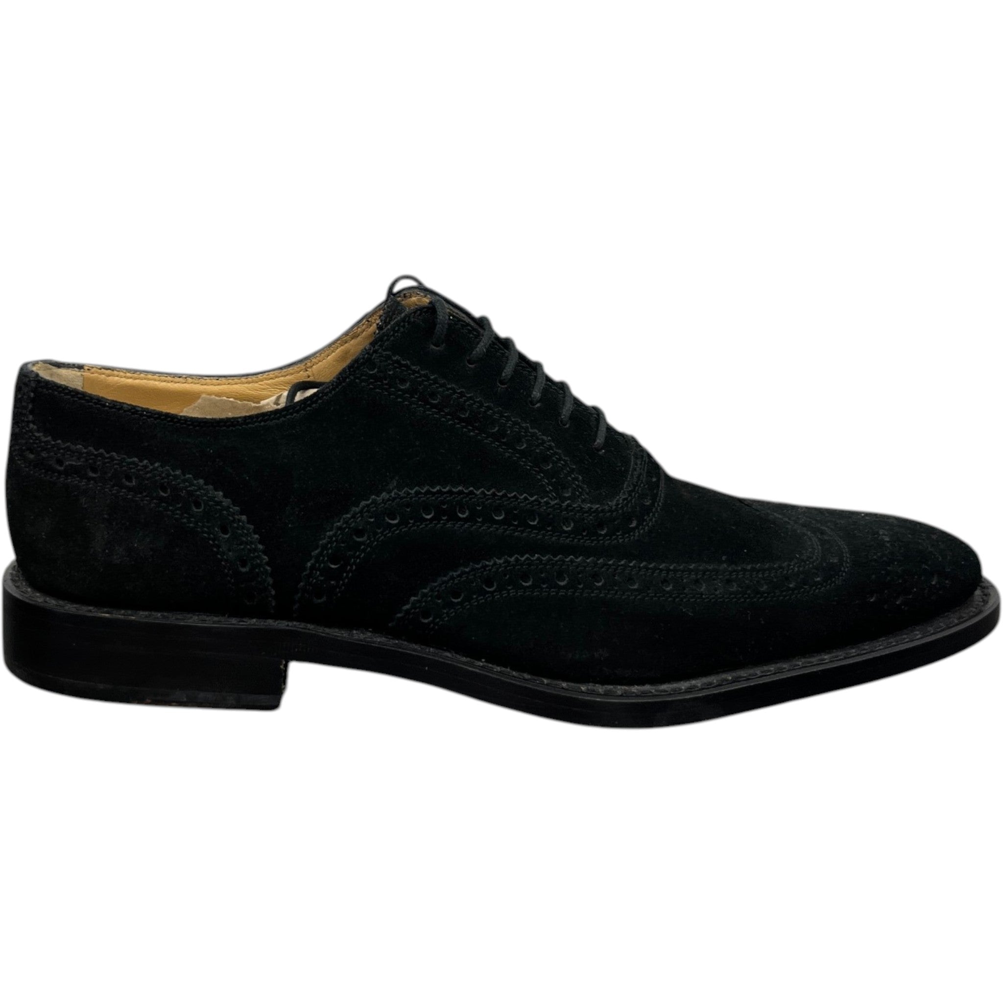 Men's Derby Loafers Black Size EU 40.5 / UK 6.5