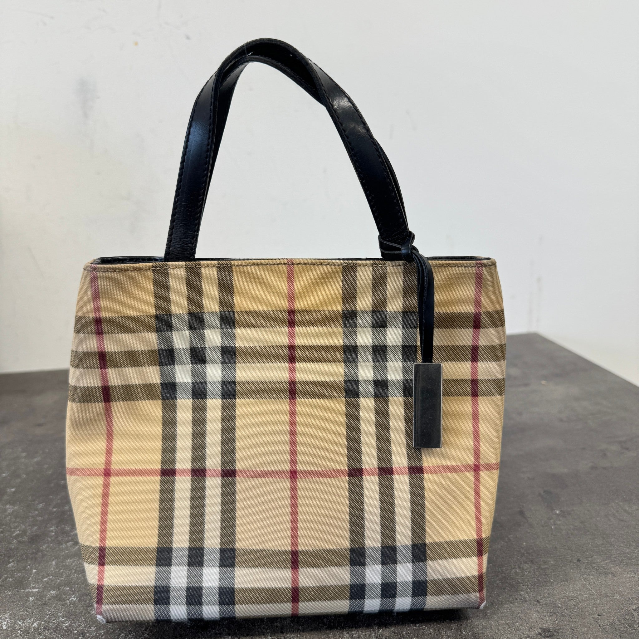 Women's Nova Check Mini Tote Bag Beige