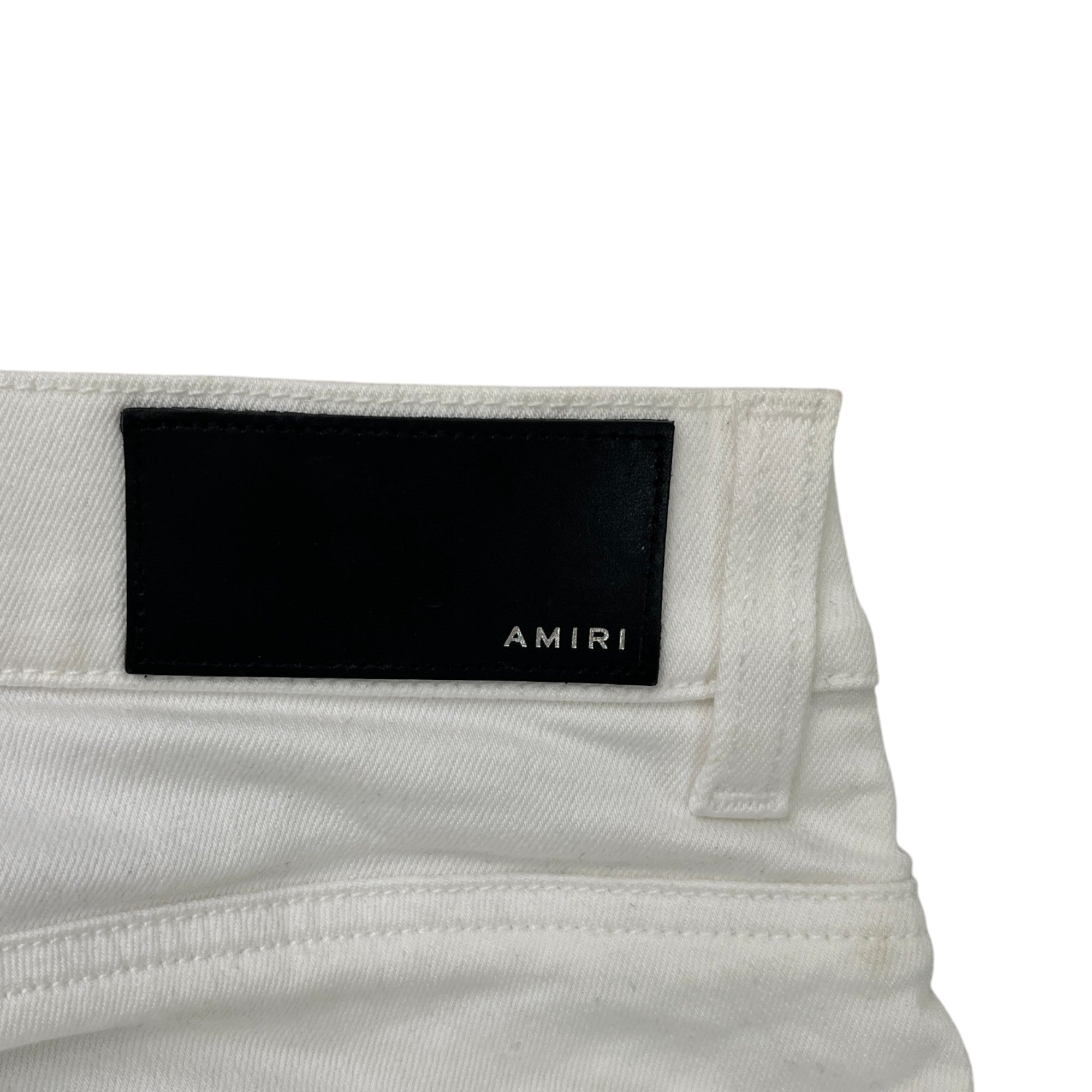 Men's Mx1 Distressed Jeans White Size Waist 31"