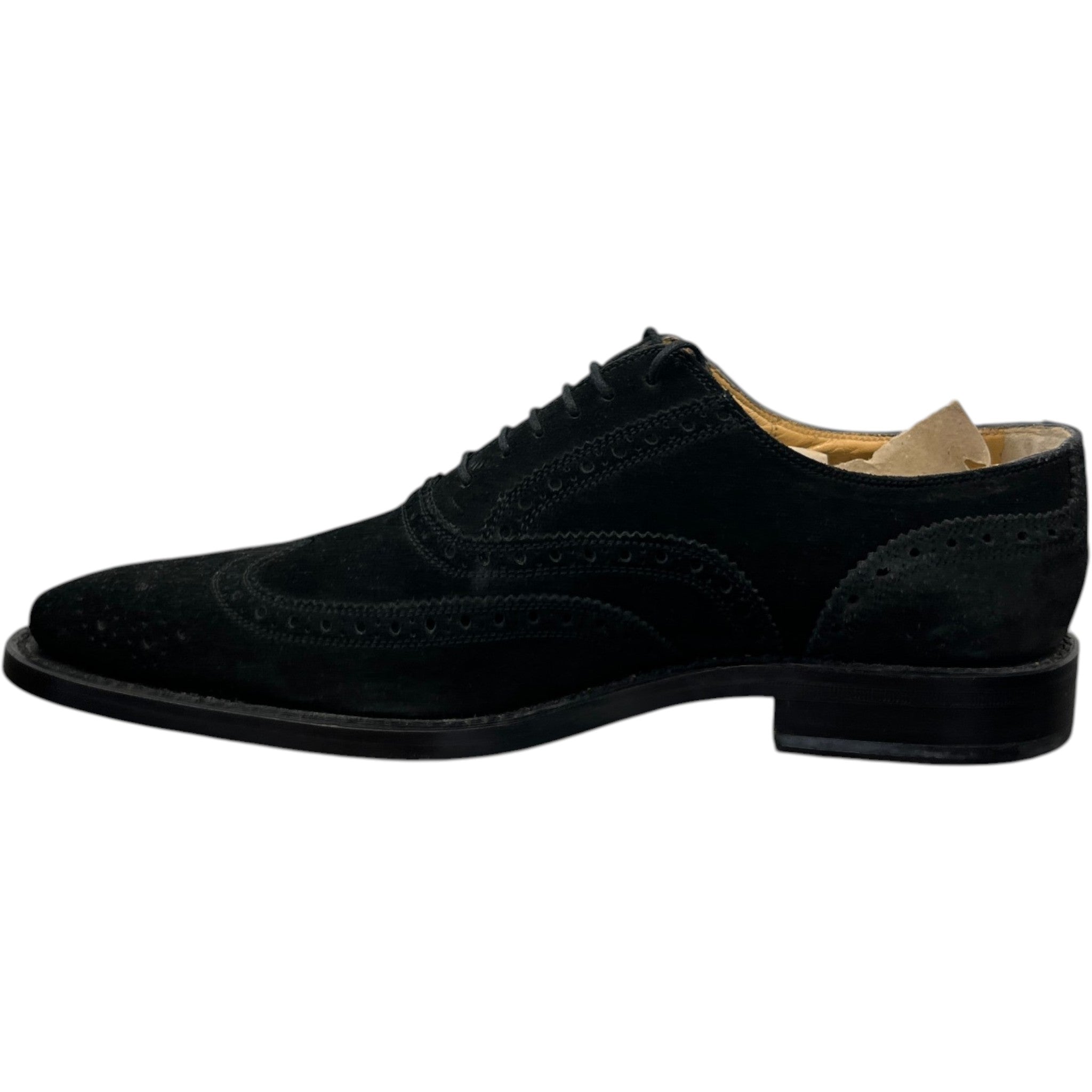 Men's Derby Loafers Black Size EU 40.5 / UK 6.5