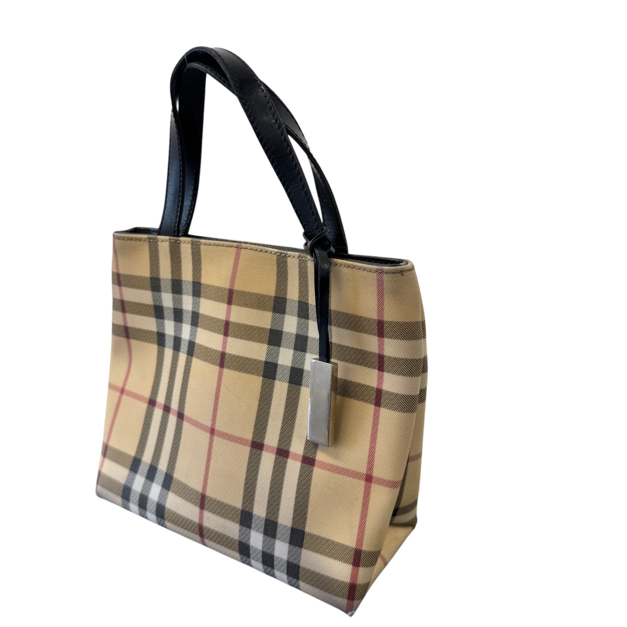 Women's Nova Check Mini Tote Bag Beige