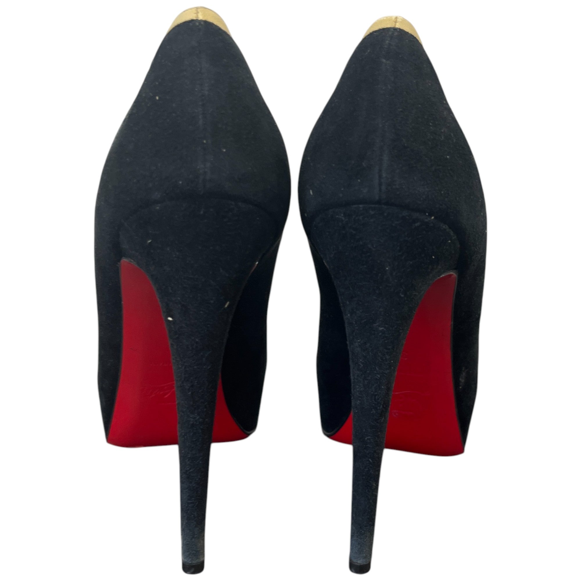 Women's Two Tone Heels Beige Size EU 38 / UK 5