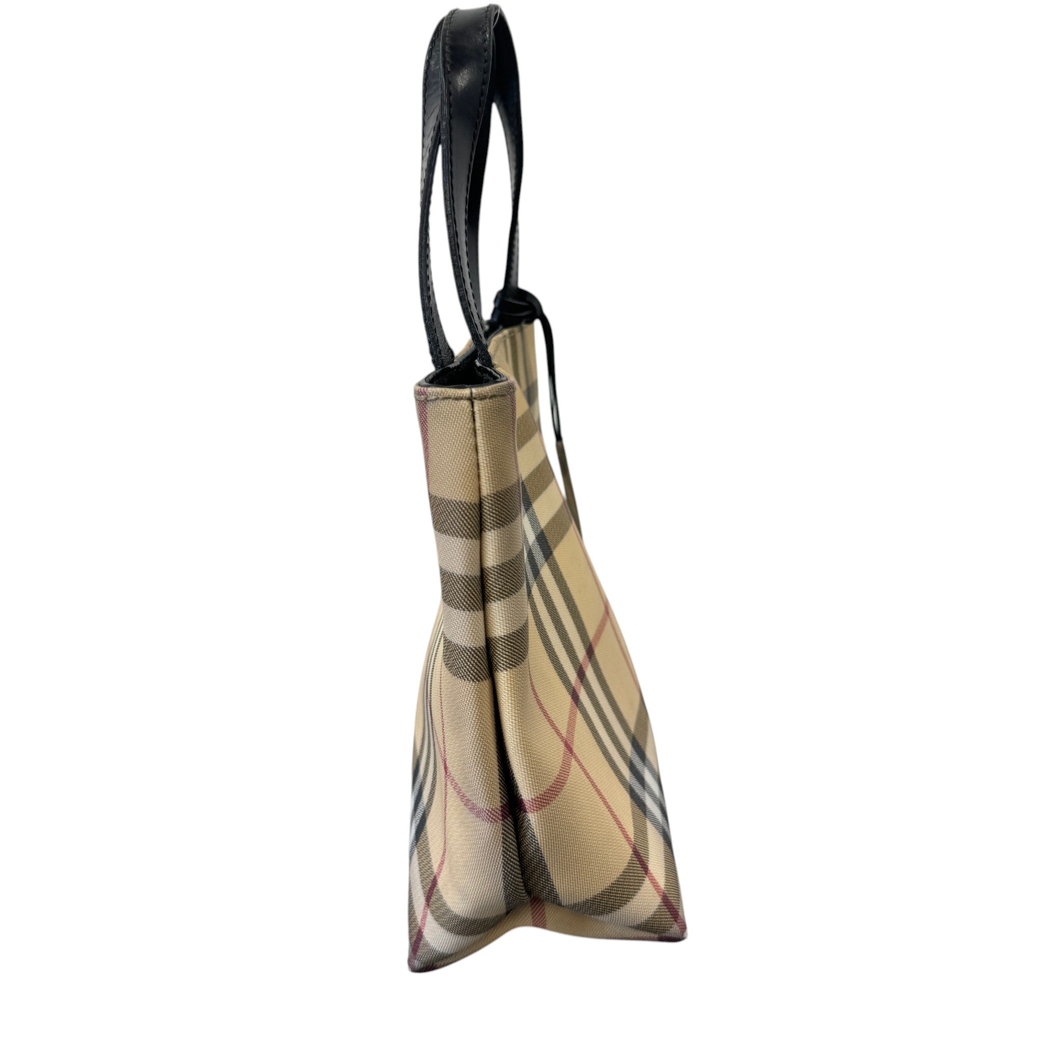 Women's Nova Check Mini Tote Bag Beige