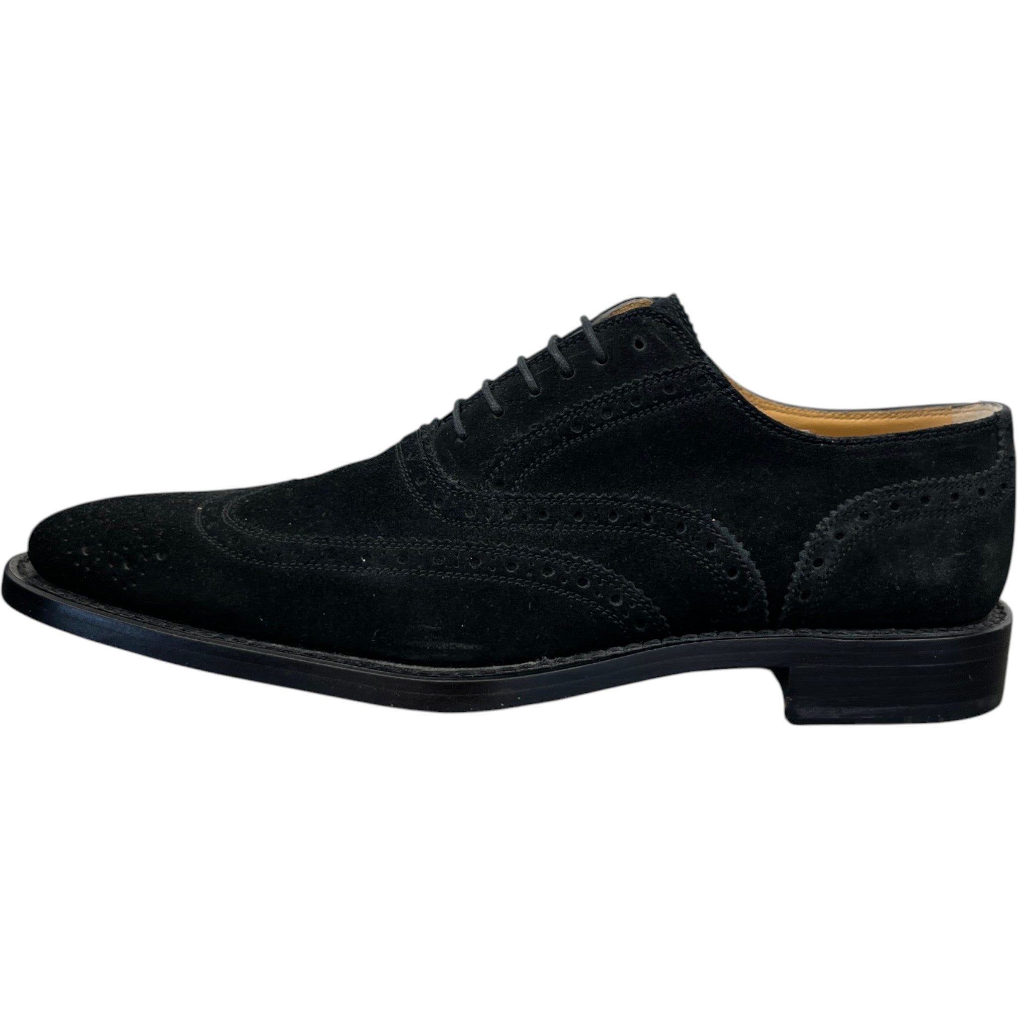 Men's Derby Loafers Black Size EU 40.5 / UK 6.5