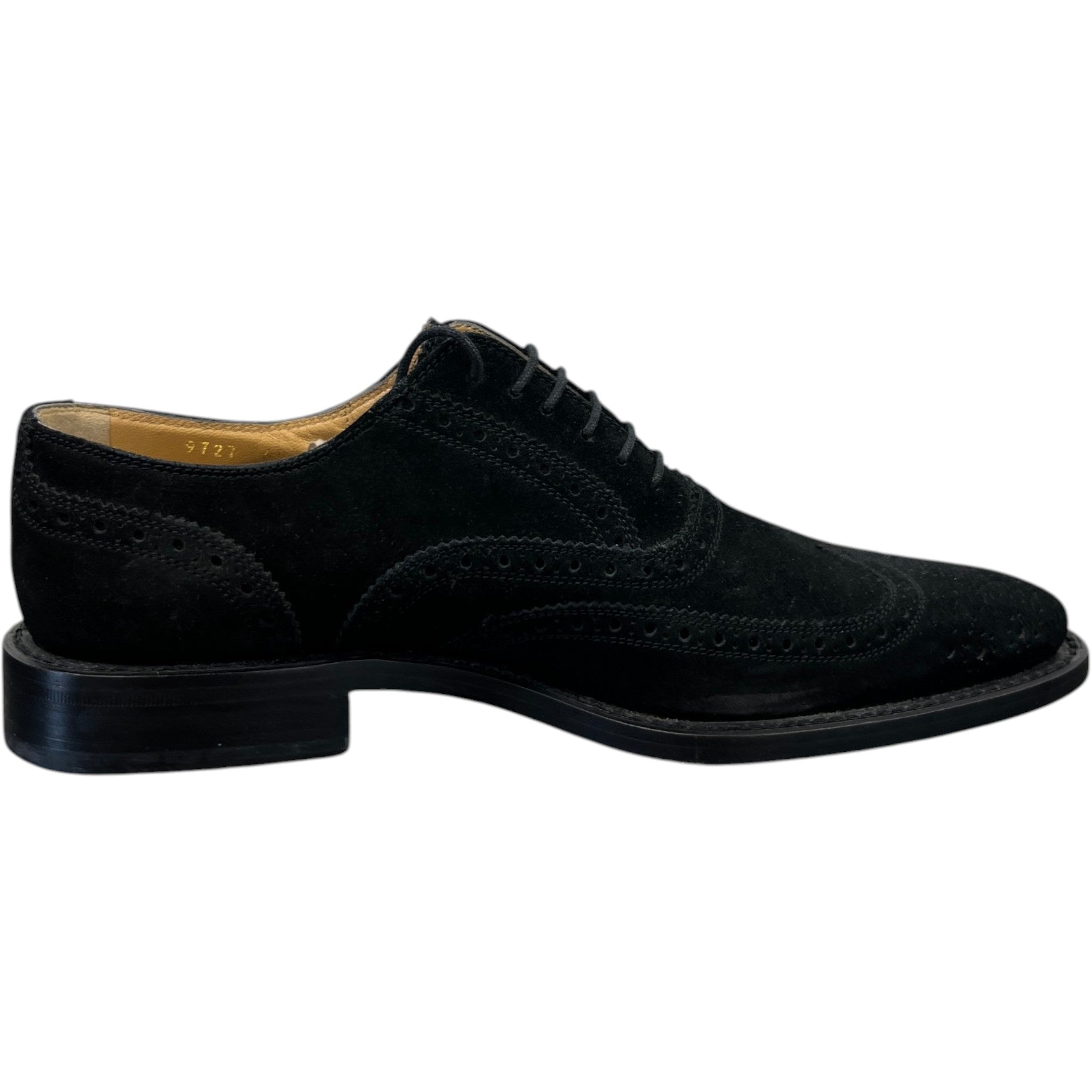Men's Derby Loafers Black Size EU 40.5 / UK 6.5