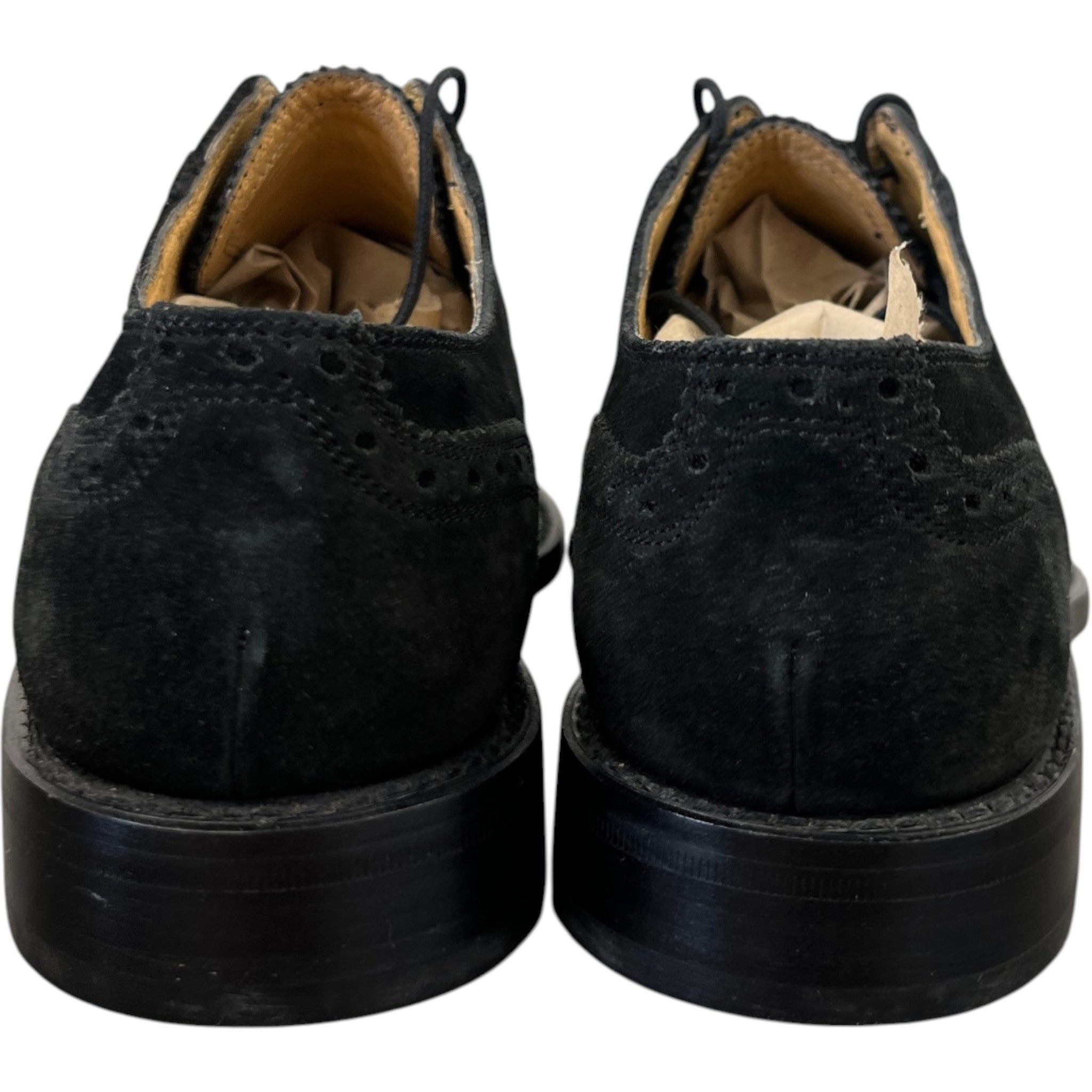 Men's Derby Loafers Black Size EU 40.5 / UK 6.5