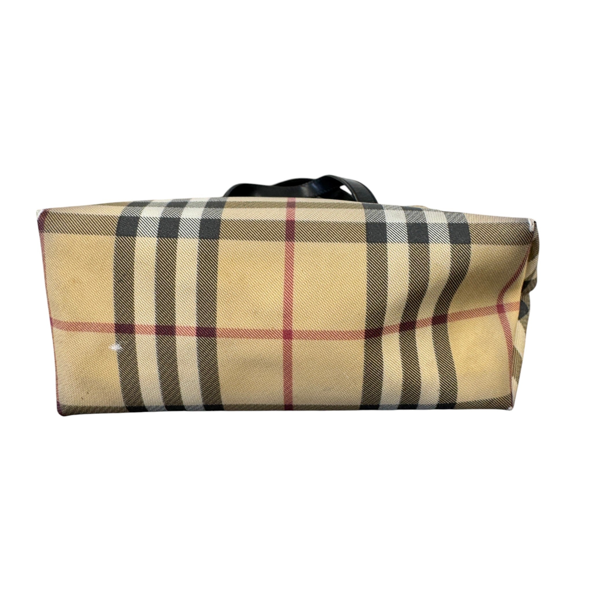 Women's Nova Check Mini Tote Bag Beige