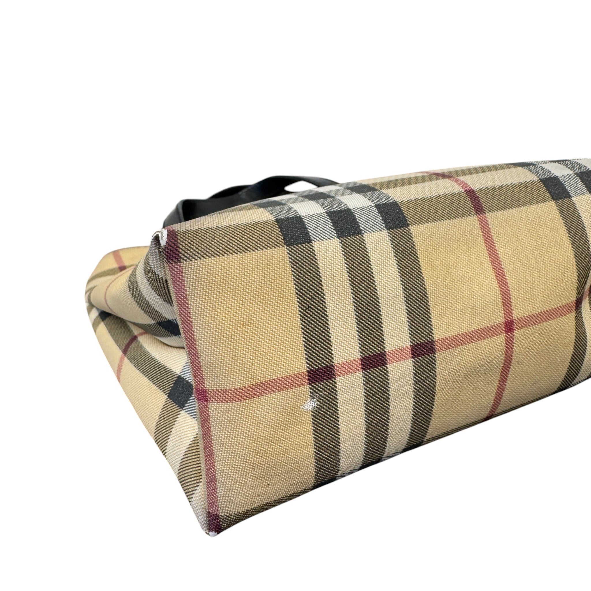 Women's Nova Check Mini Tote Bag Beige