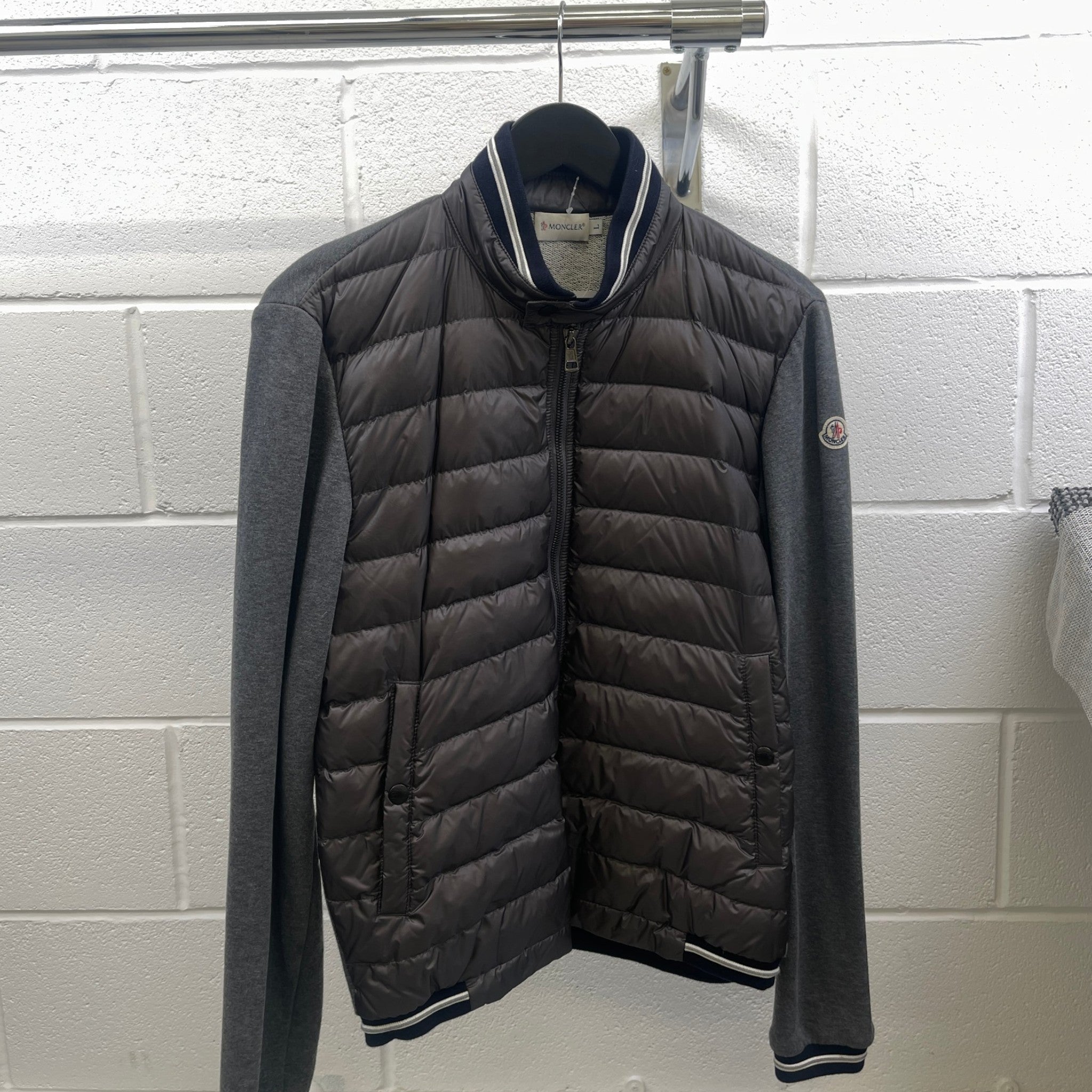 Men's Maglia Cardigan Jacket Grey Size L