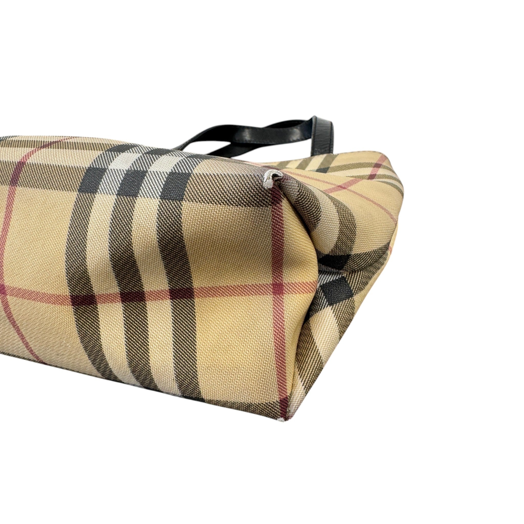 Women's Nova Check Mini Tote Bag Beige