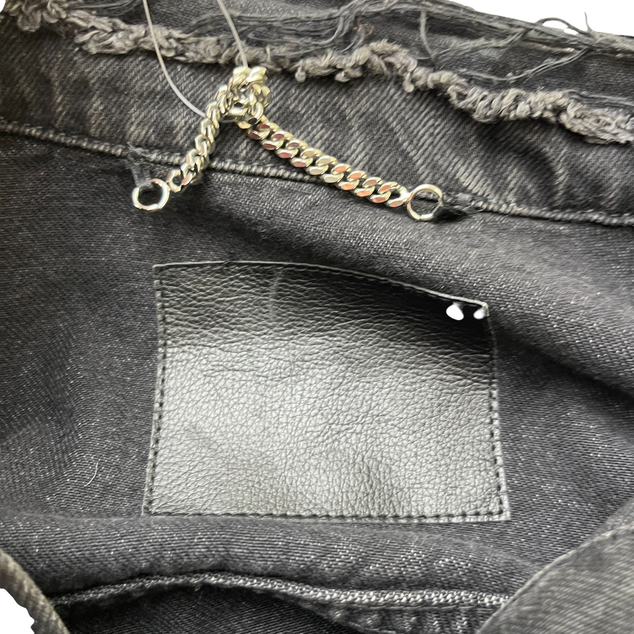 Men's Sinners Distressed Jacket Black Size IT 52 / XL