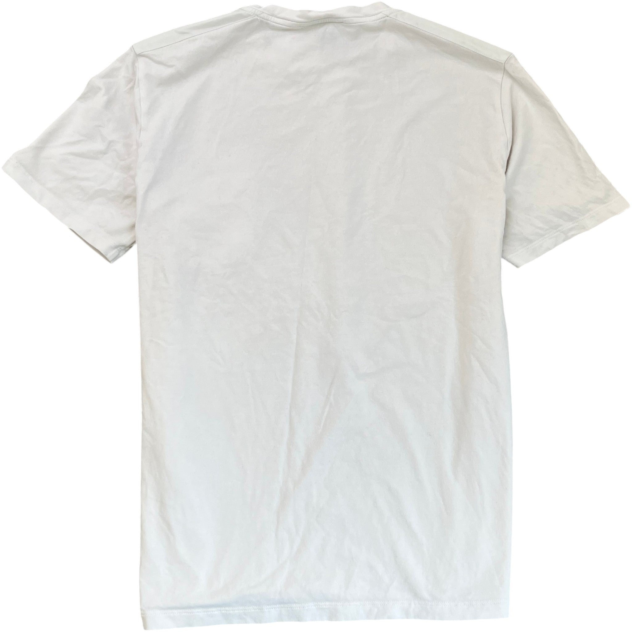 Men's Nylon Pocket Logo T-Shirt White Size L