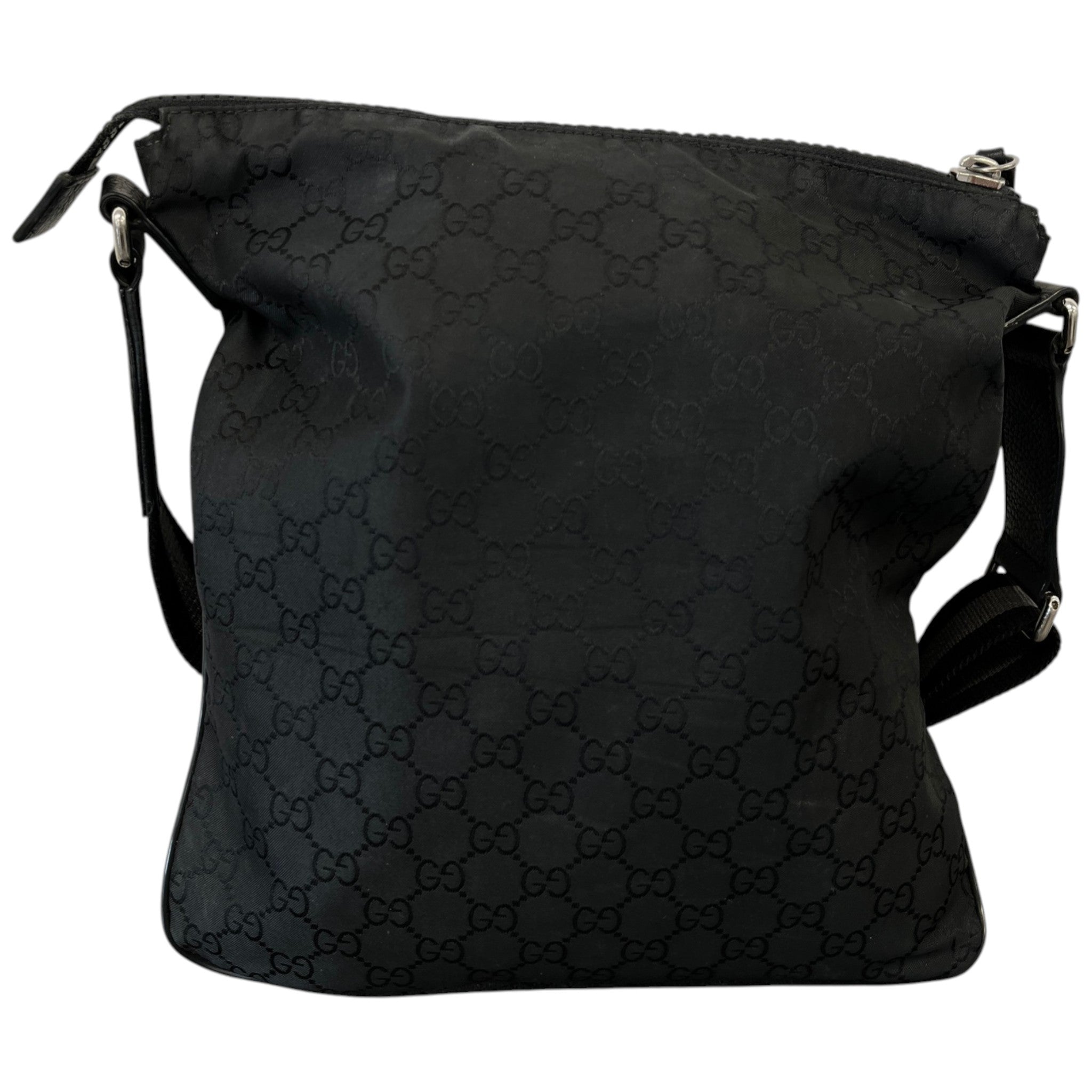 Men's Gg Supreme Messenger Bag Black