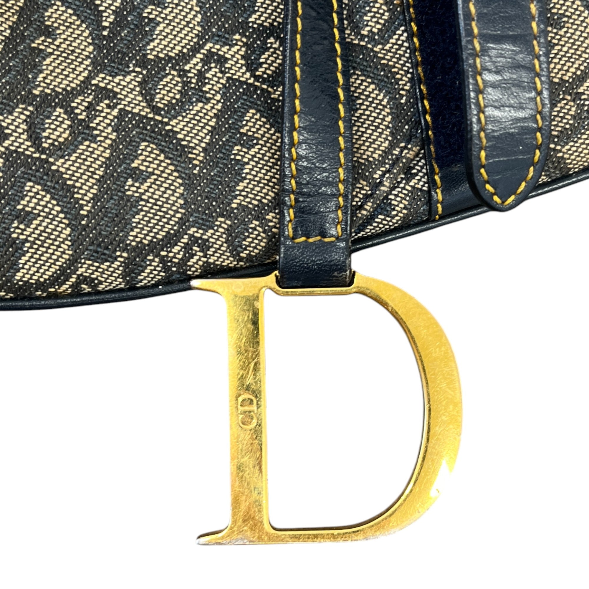 Women's Vintage Saddle Handbag Navy