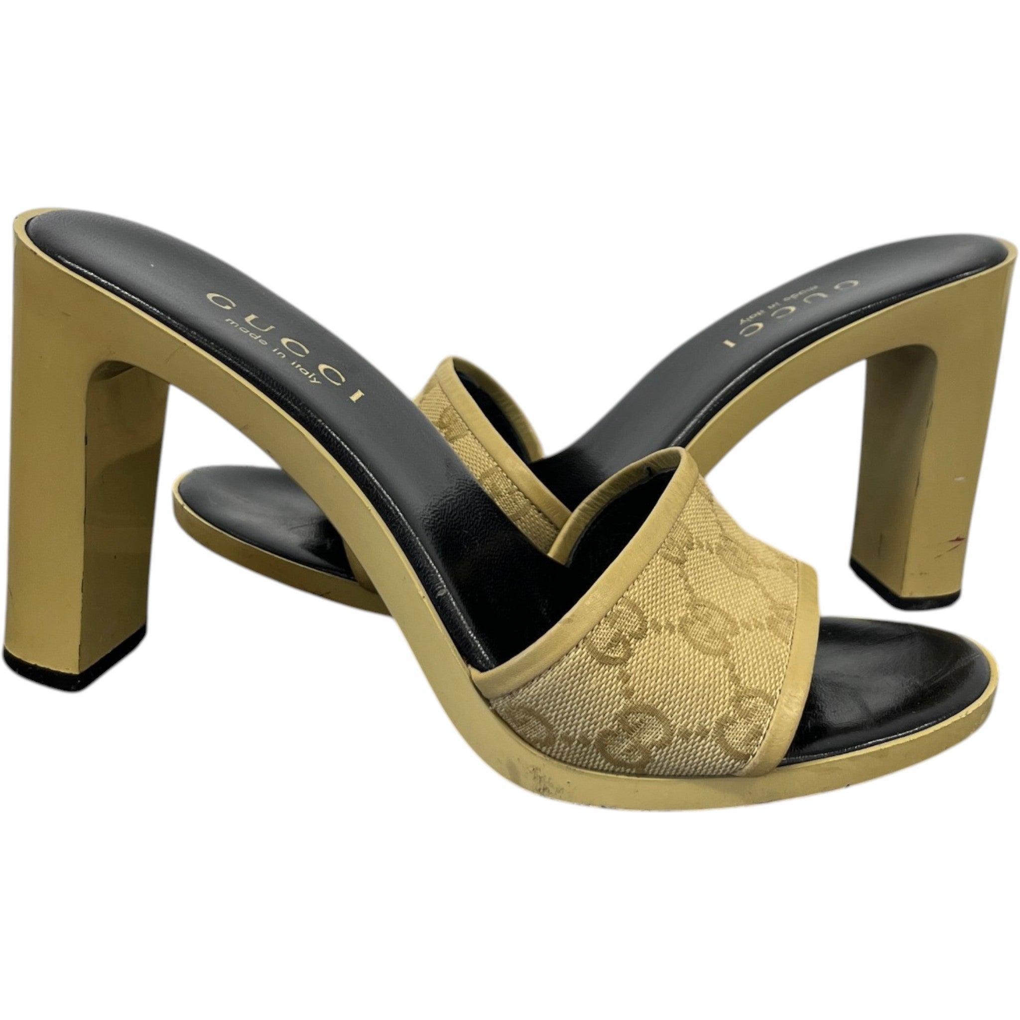 Women's Gg Supreme Heels Beige Size EU 38 / UK 5