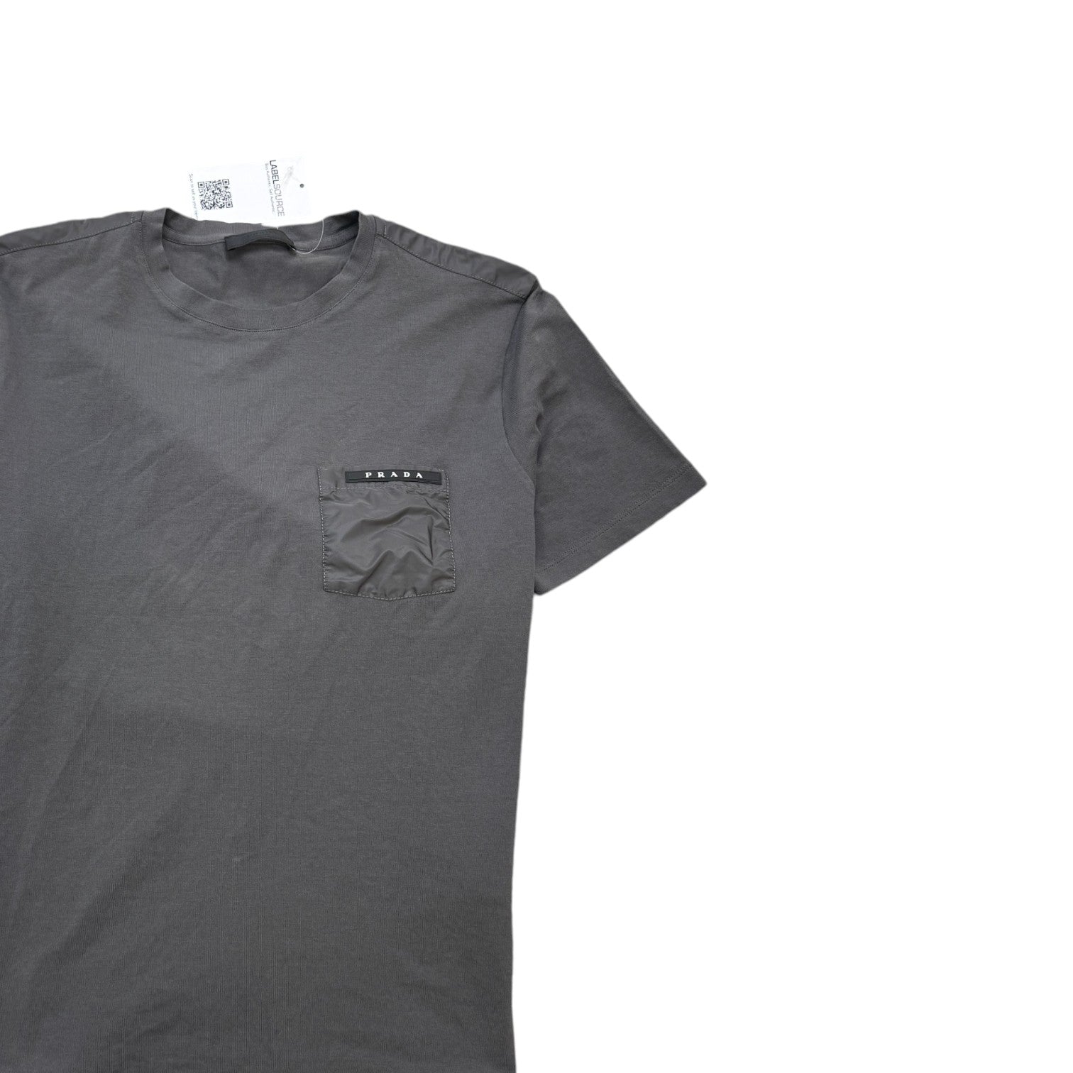 Men's Pocket Logo T-Shirt Grey Size M