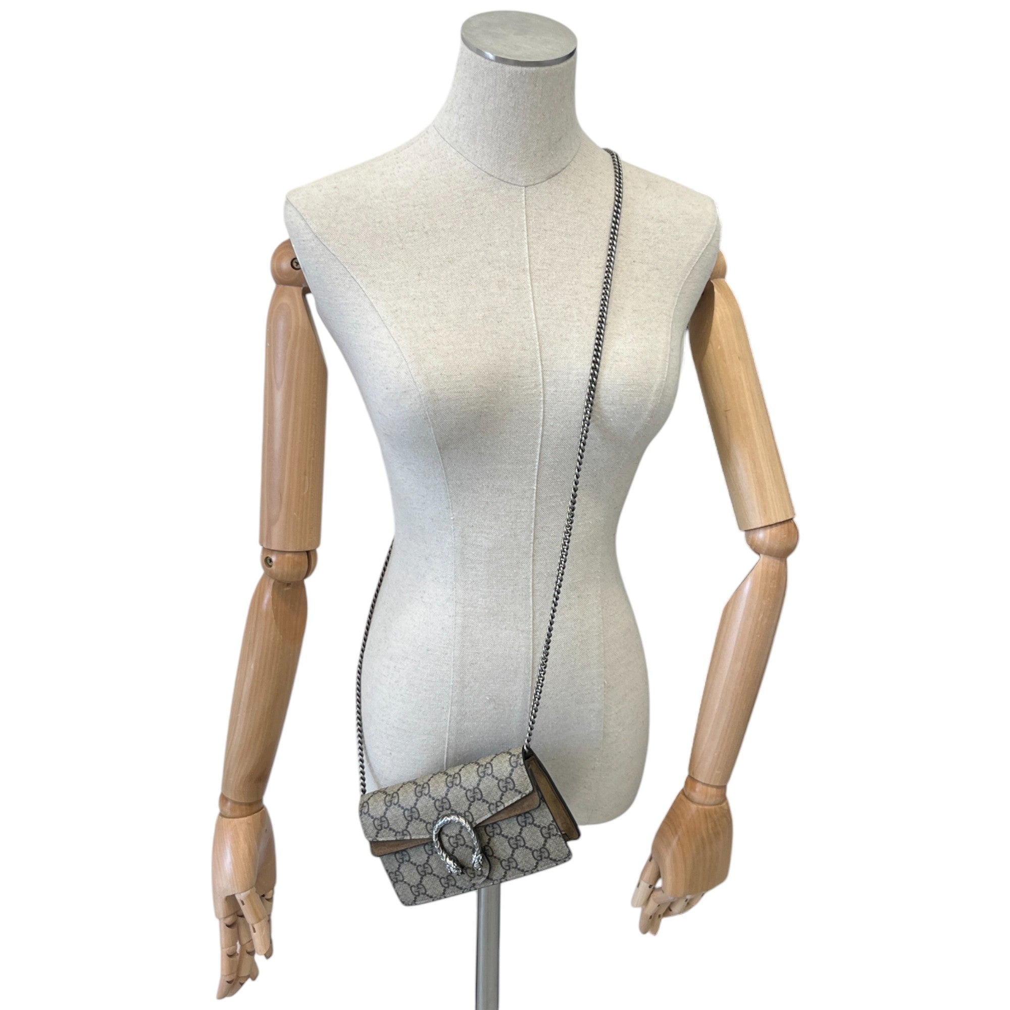 Women's Gg Supreme Mini Handbag Beige