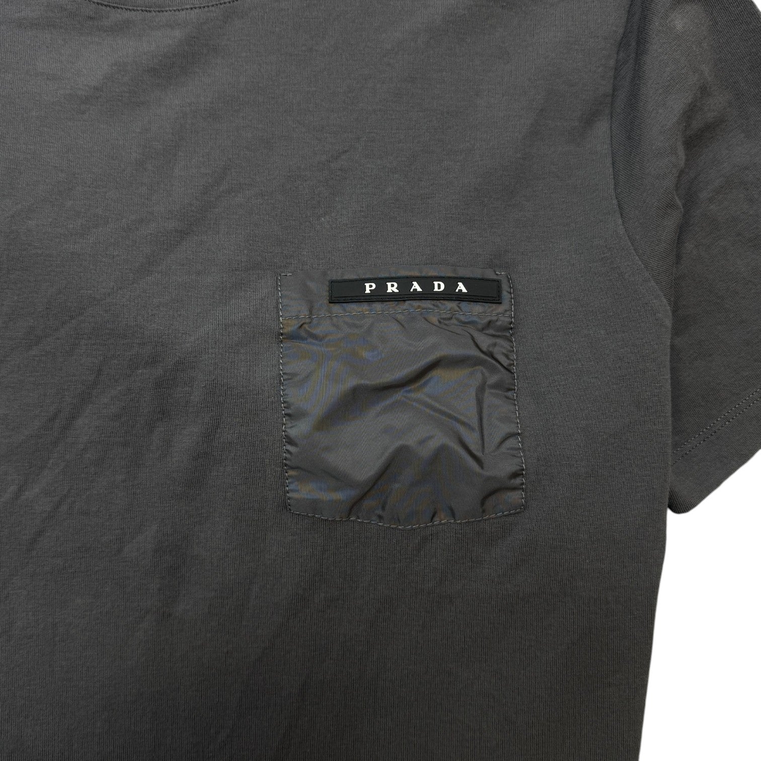 Men's Pocket Logo T-Shirt Grey Size M