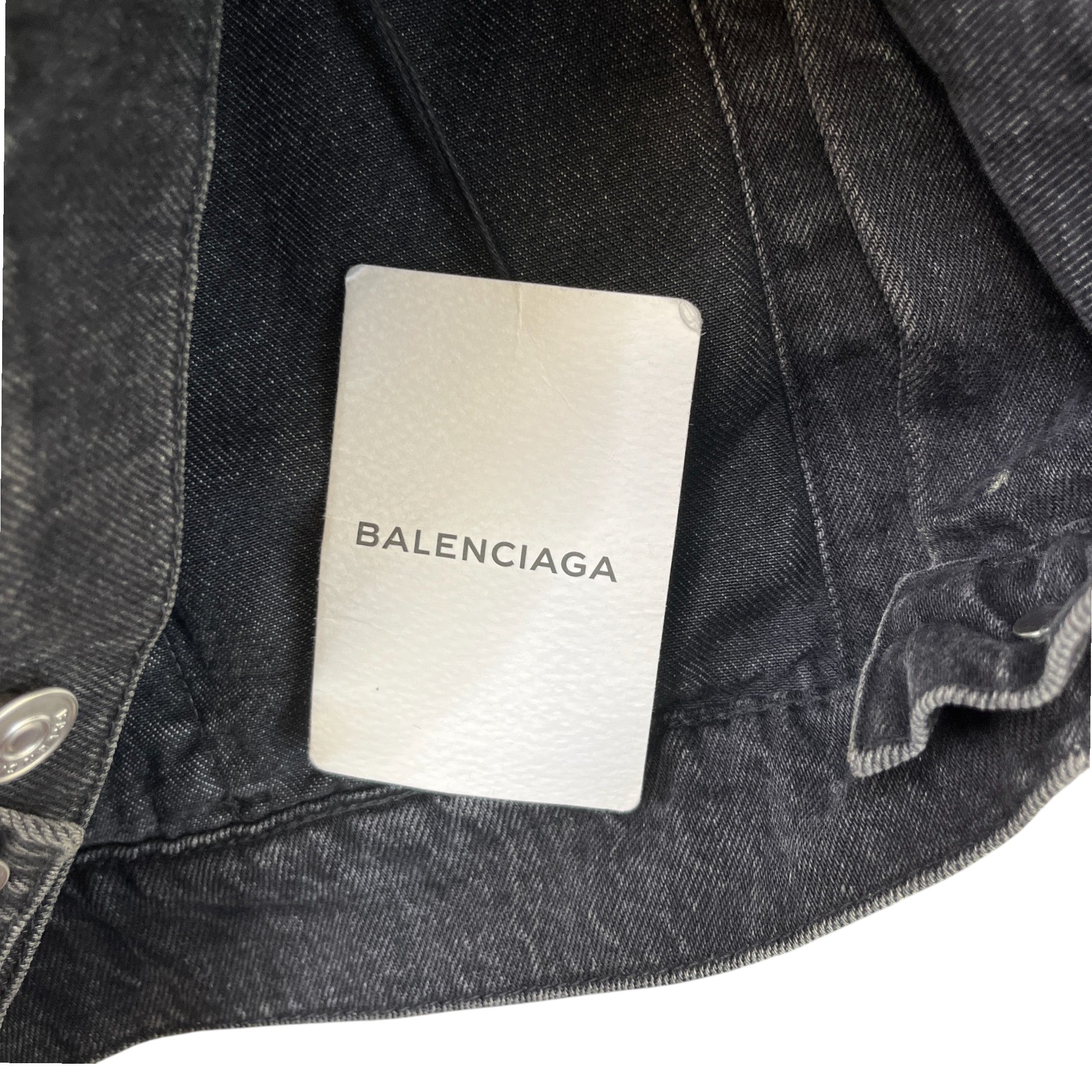 Men's Sinners Distressed Jacket Black Size IT 52 / XL