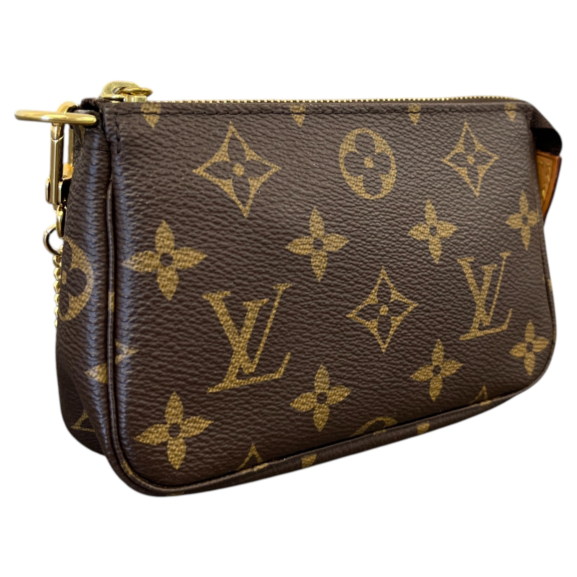 Women's Monogram Mini Pochette Bag Brown