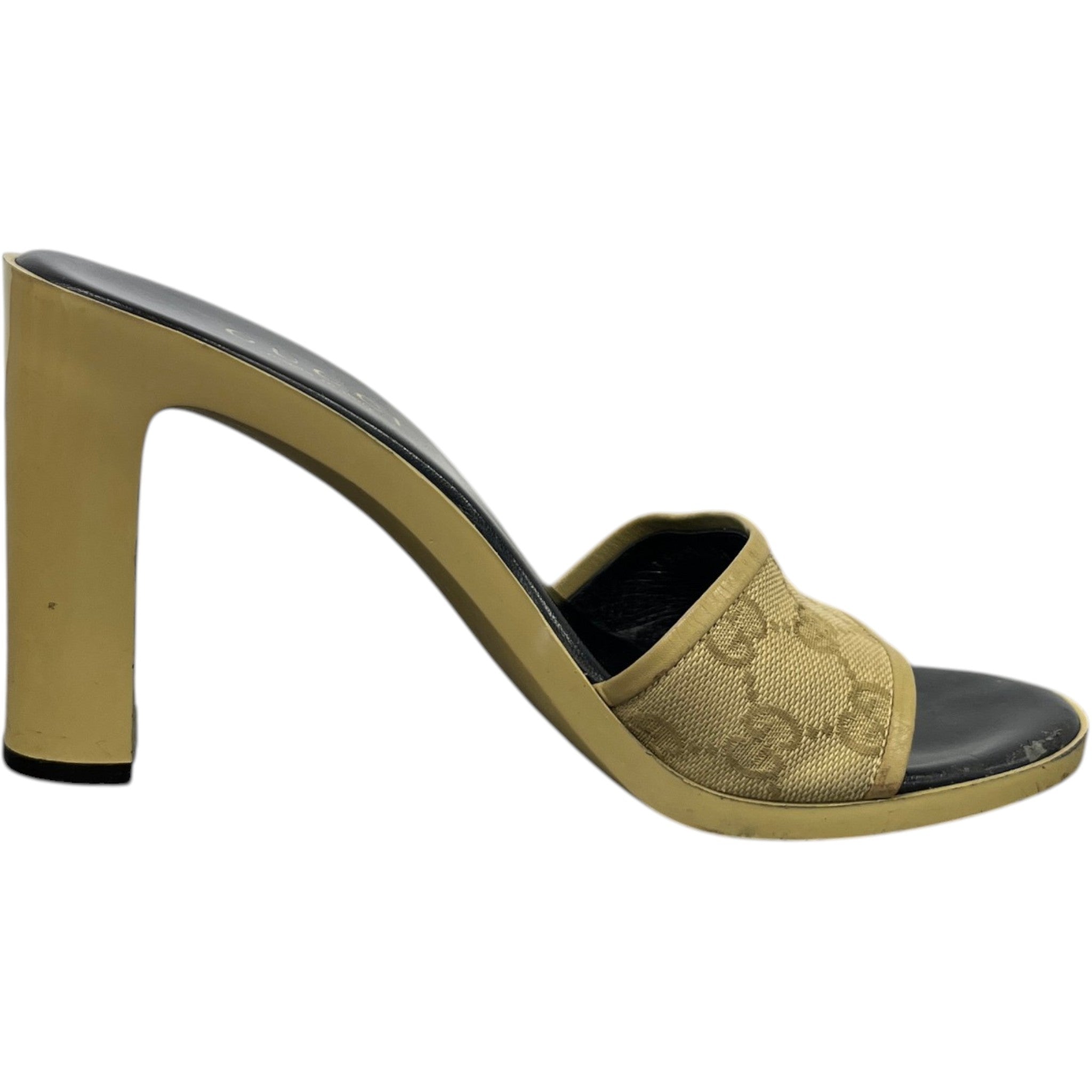 Women's Gg Supreme Heels Beige Size EU 38 / UK 5