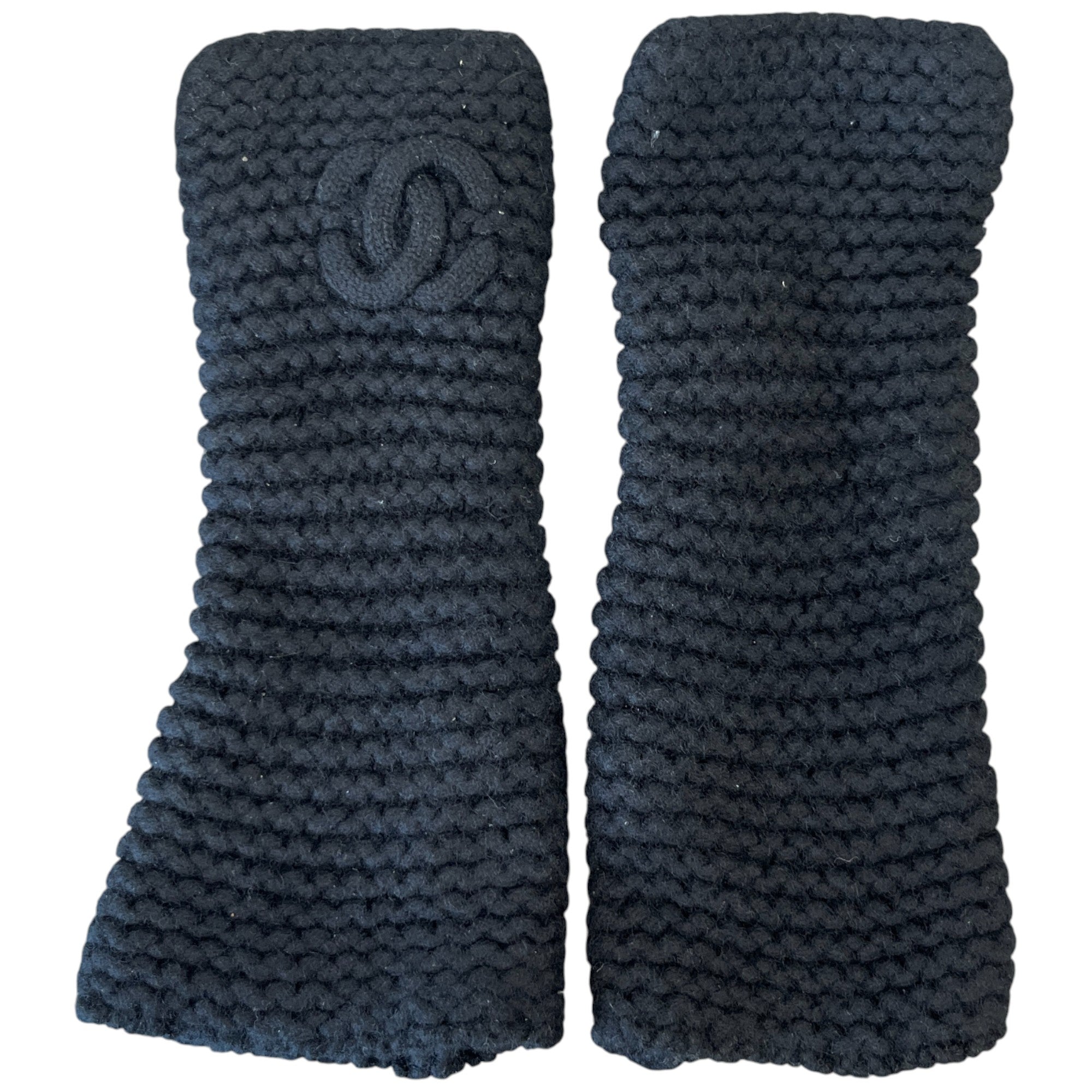 Women's Cc Cashmere Fingerless Gloves Black