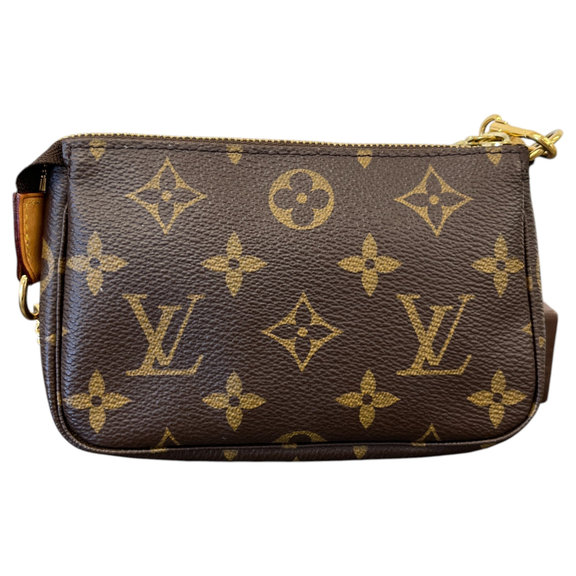 Women's Monogram Mini Pochette Bag Brown
