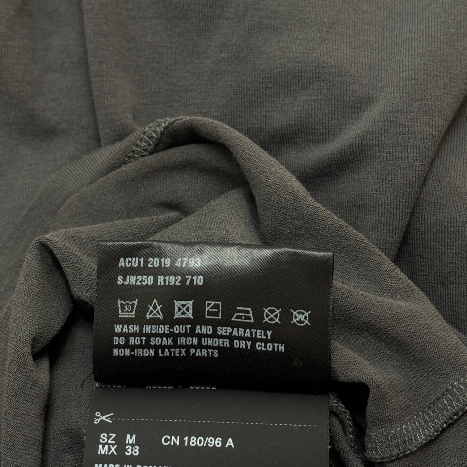 Men's Pocket Logo T-Shirt Grey Size M