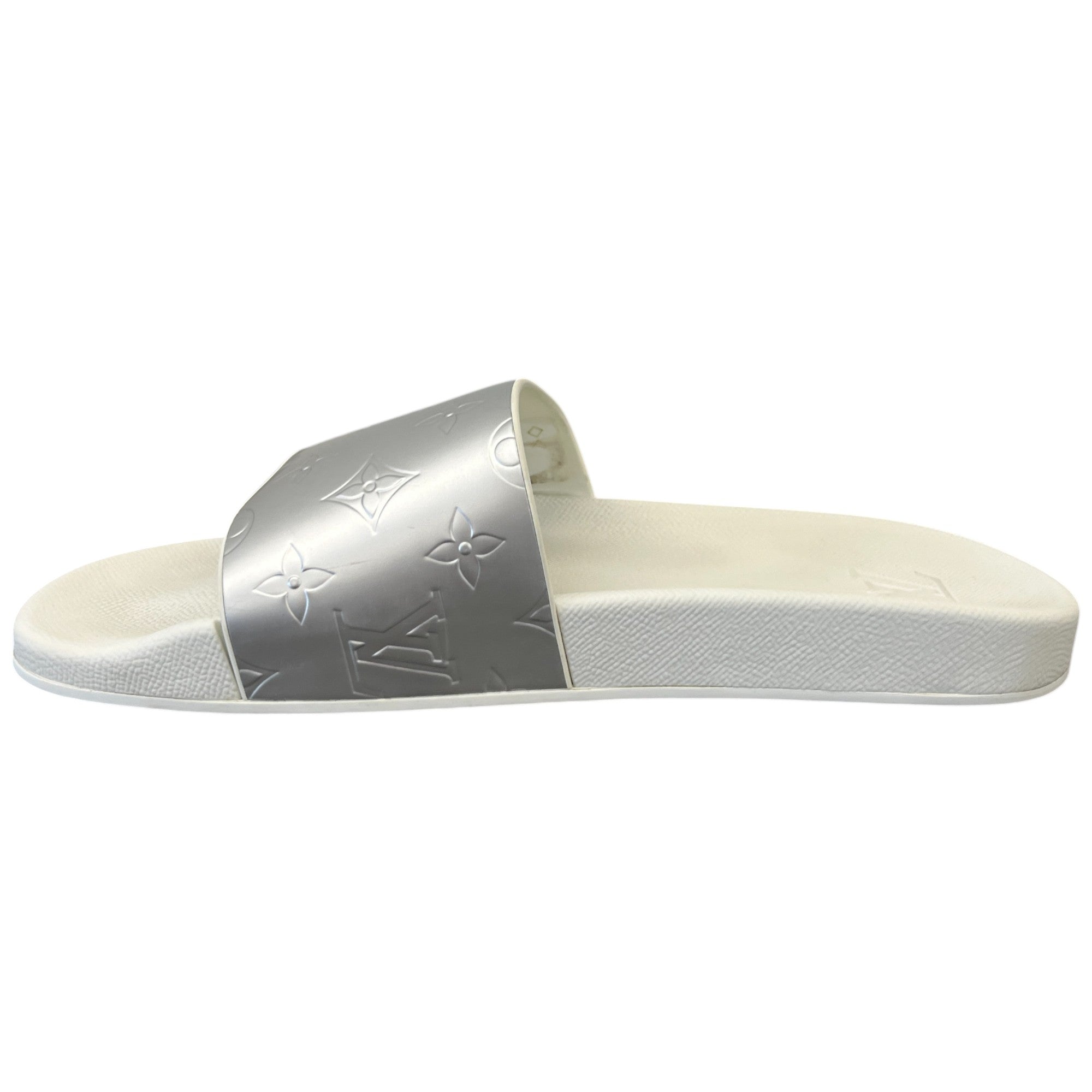 Men's Waterfront Mules Slides Silver Size EU 41 / UK 7