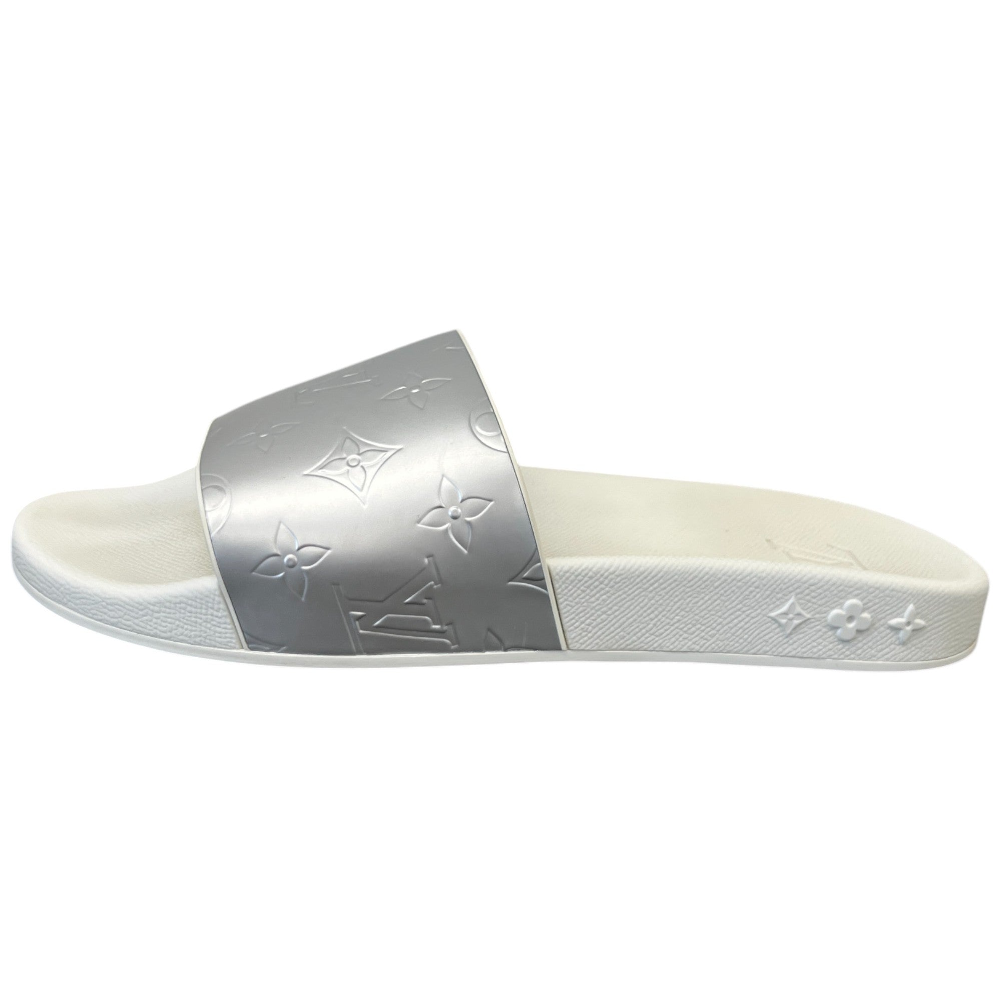 Men's Waterfront Mules Slides Silver Size EU 41 / UK 7