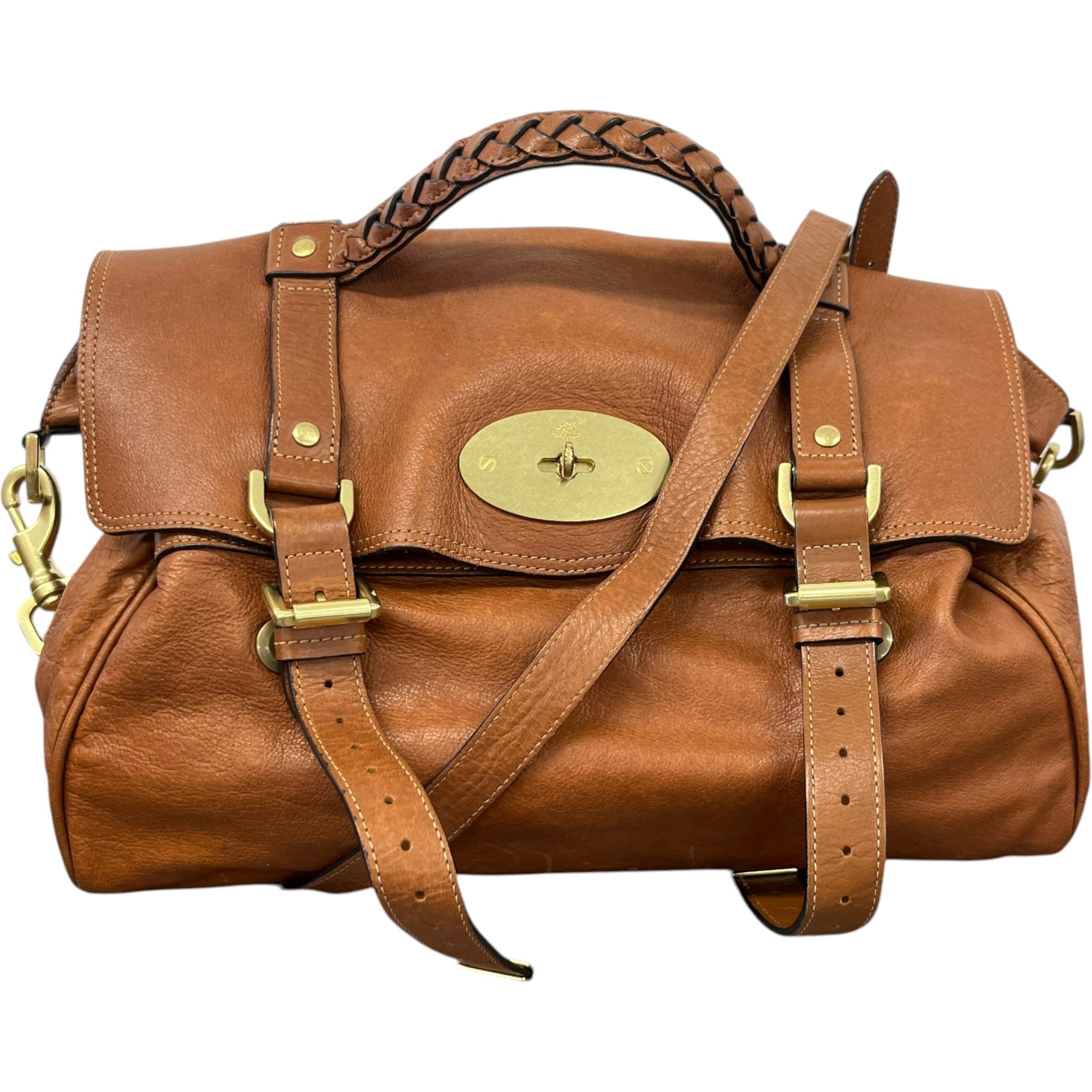 Women's Alexa Satchel Handbag Brown