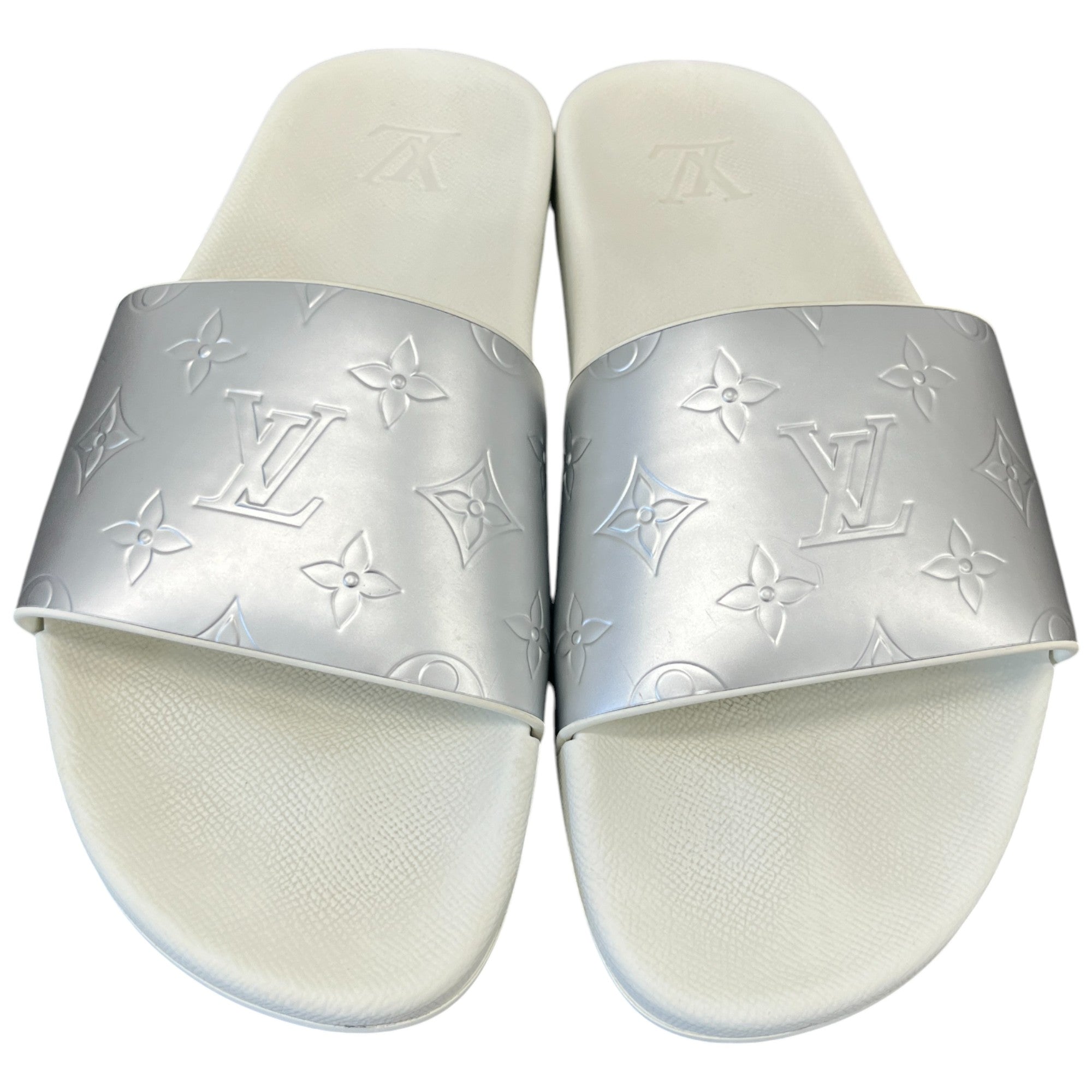 Men's Waterfront Mules Slides Silver Size EU 41 / UK 7
