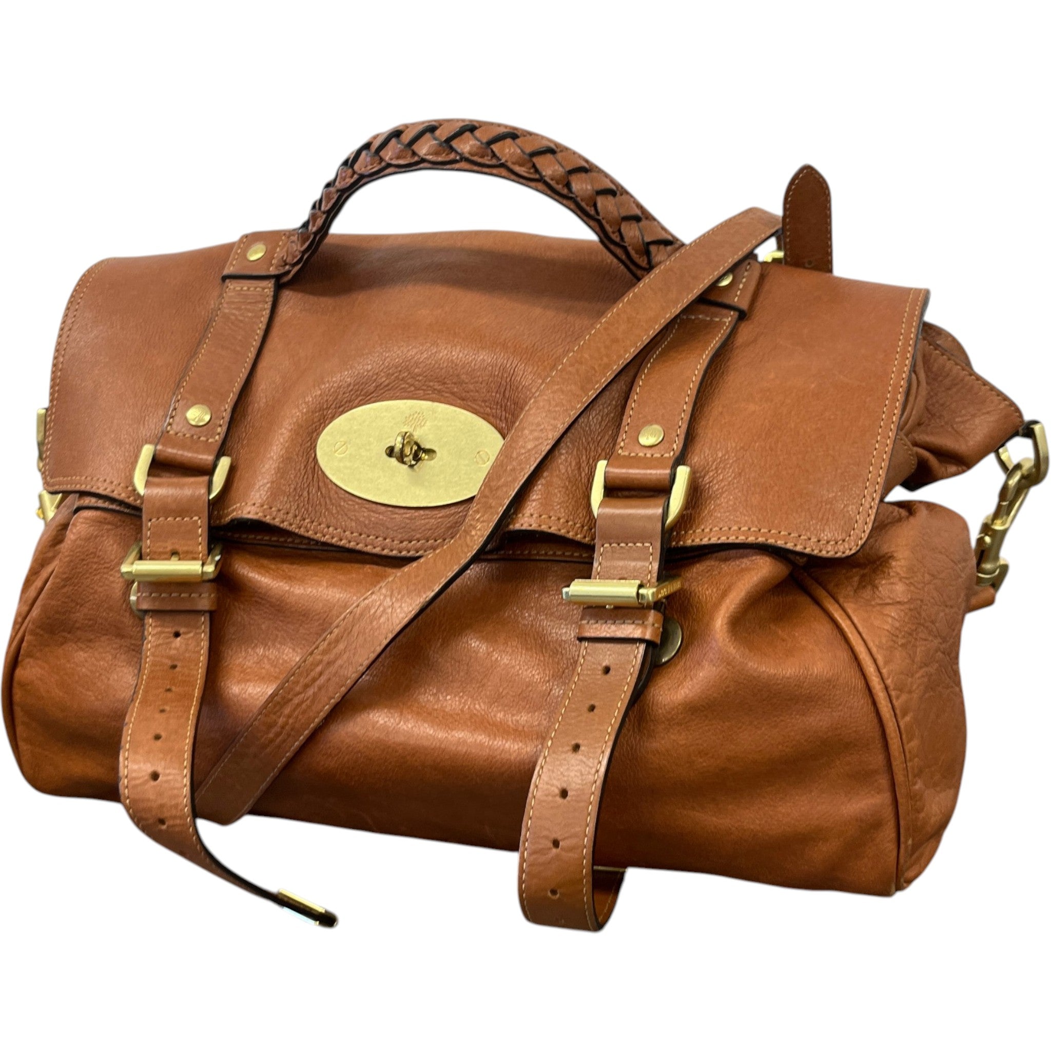 Women's Alexa Satchel Handbag Brown