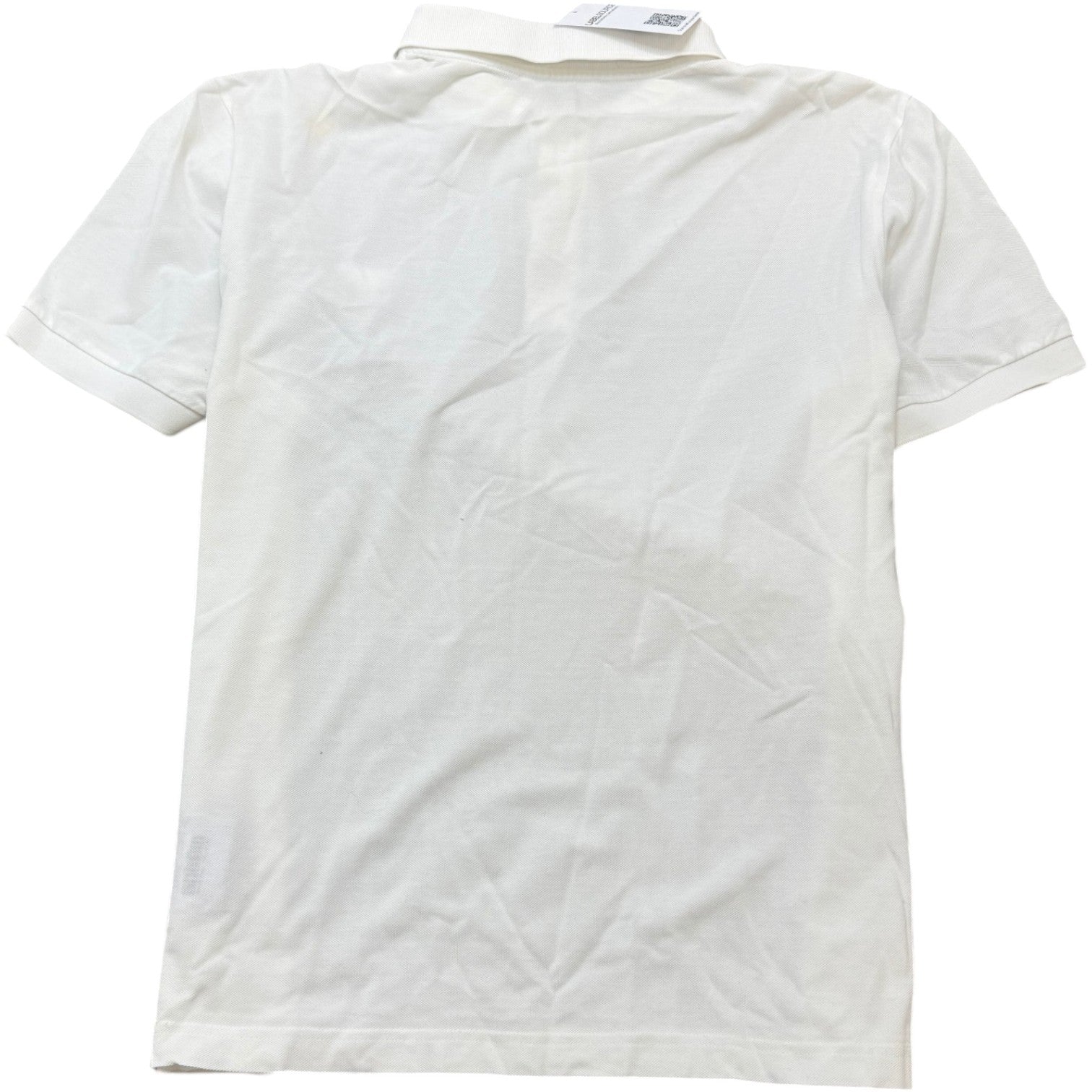 Men's Triangle Logo Polo Shirt White Size XL