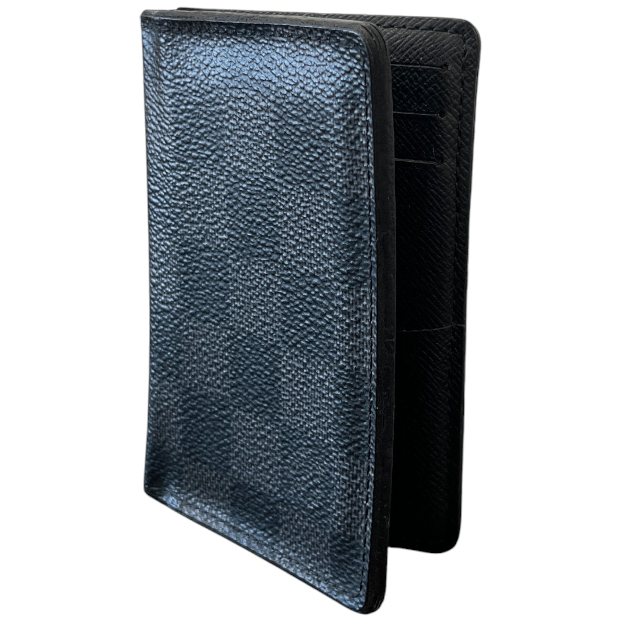 Men's Damier Graphite Pocket Organiser Wallet Black