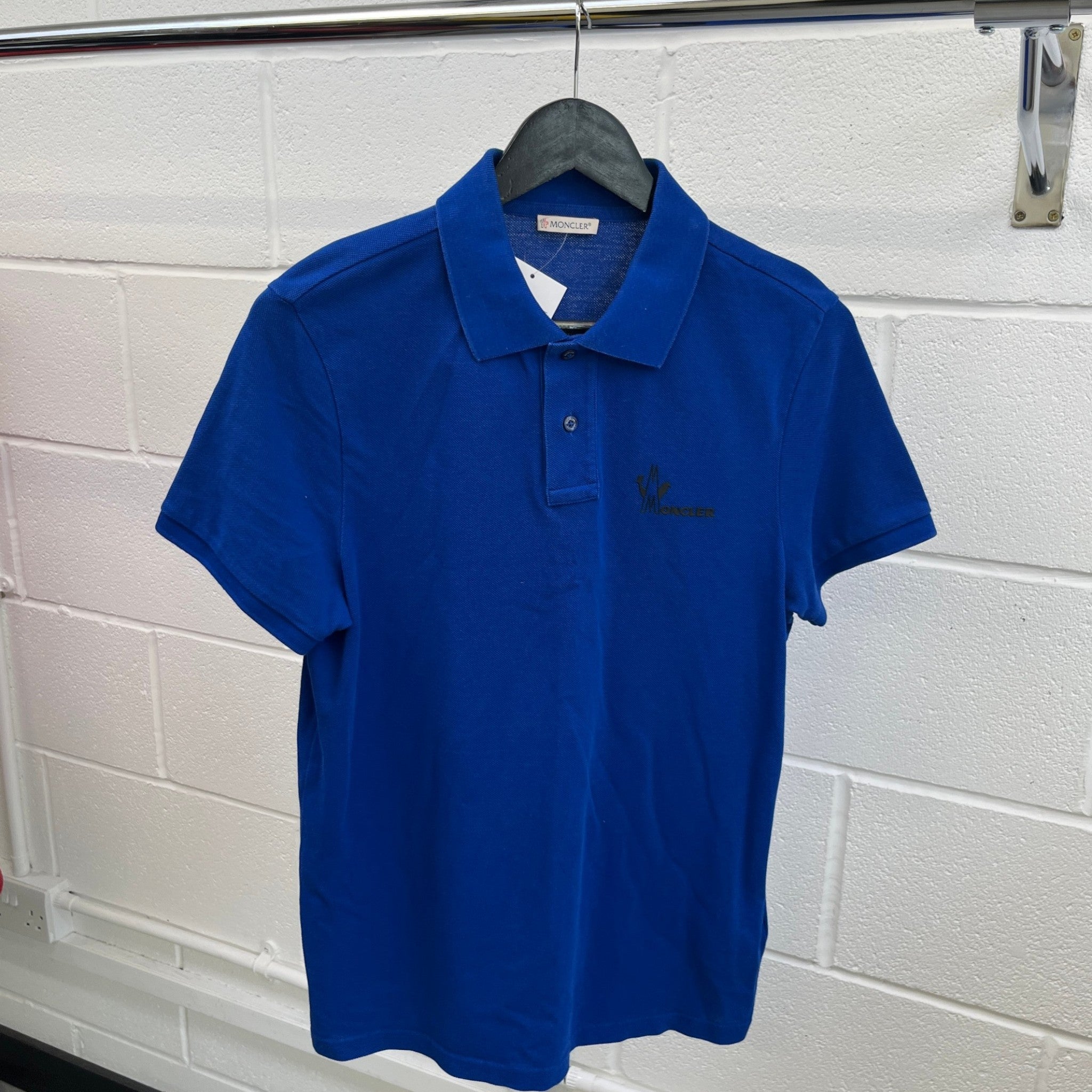 Men's Maglia Polo Shirt Blue Size S
