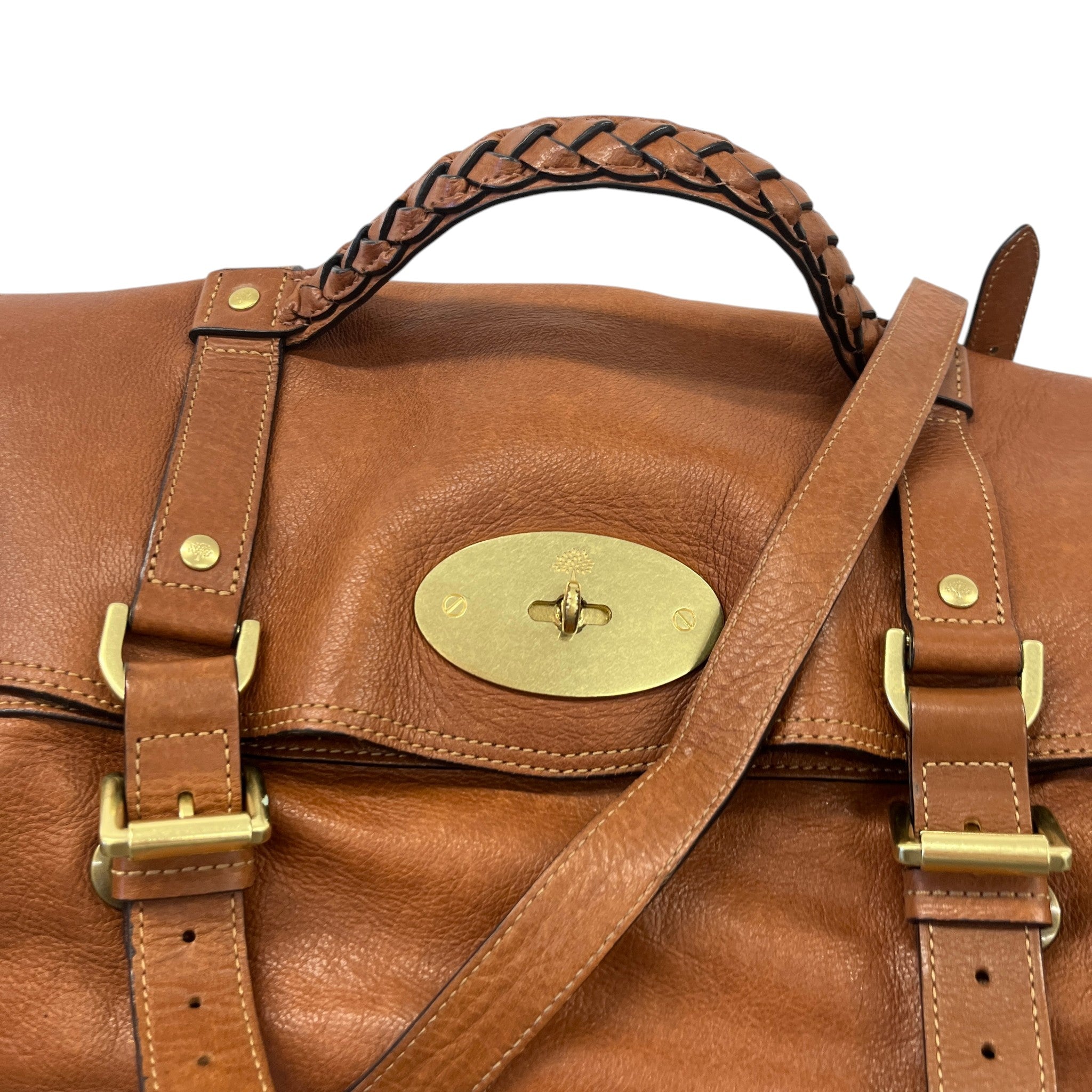 Women's Alexa Satchel Handbag Brown