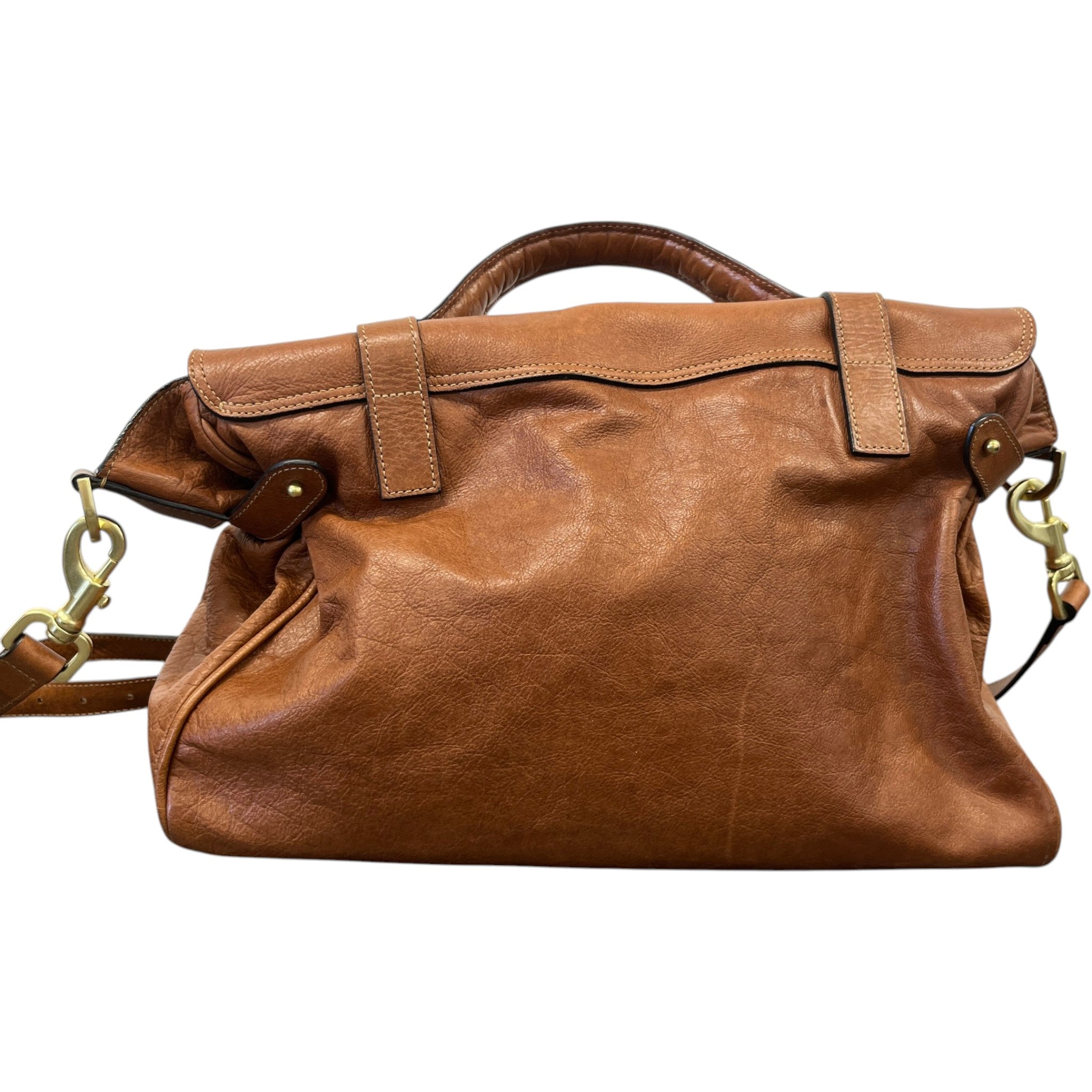 Women's Alexa Satchel Handbag Brown