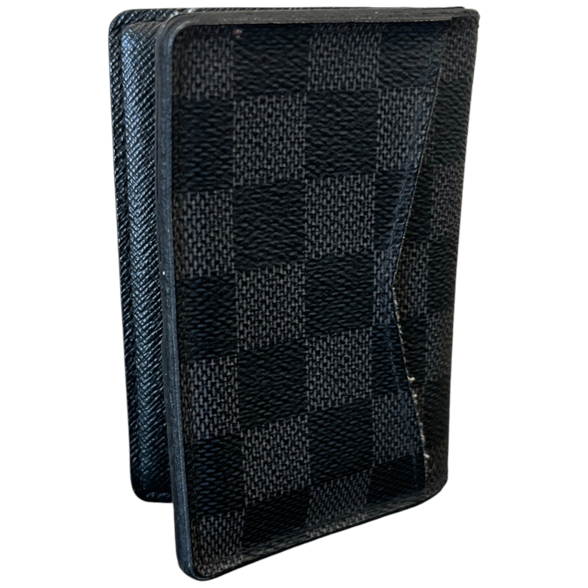 Men's Damier Graphite Pocket Organiser Wallet Black