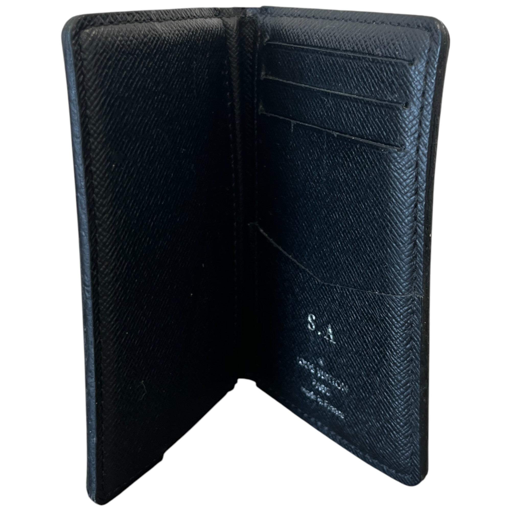 Men's Damier Graphite Pocket Organiser Wallet Black