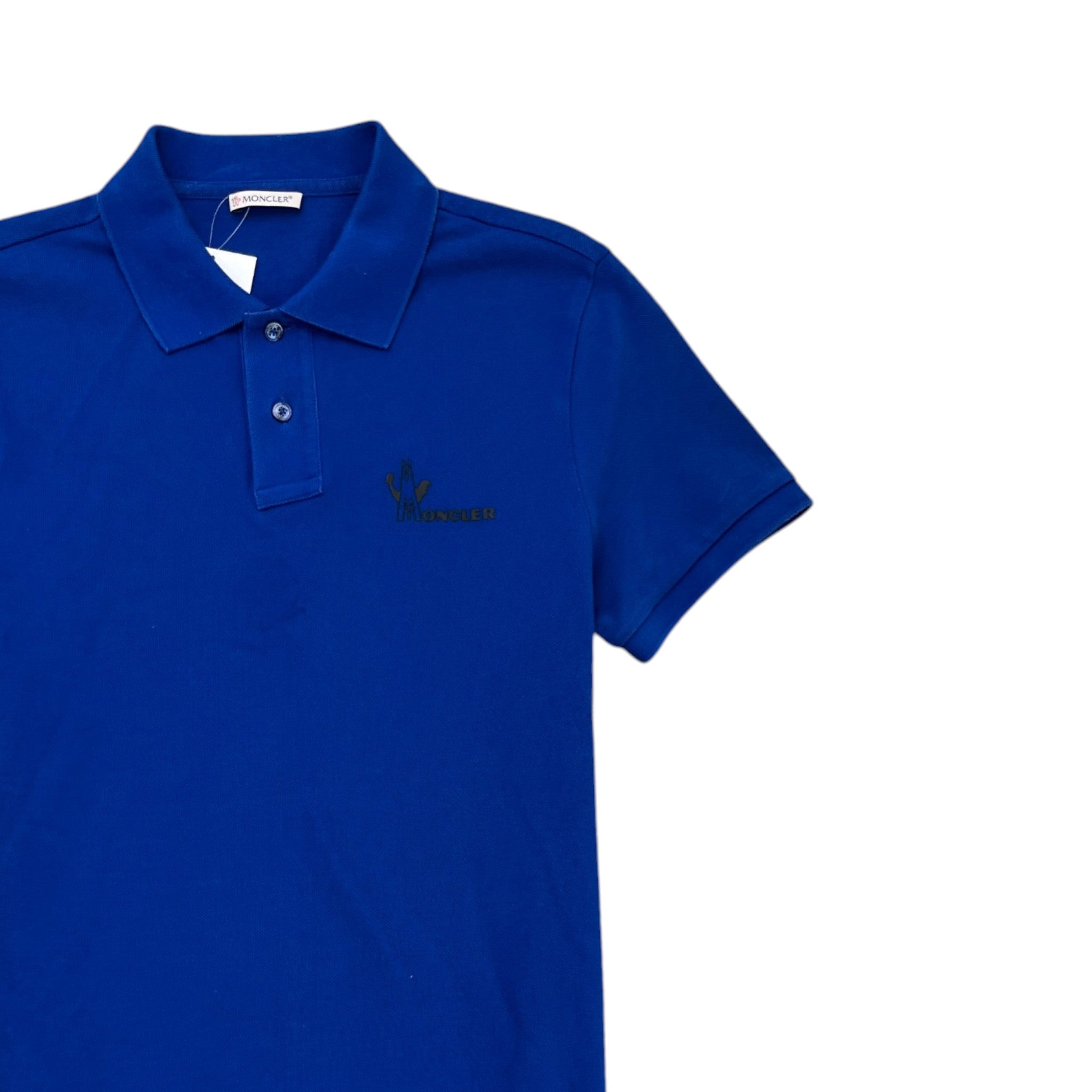 Men's Maglia Polo Shirt Blue Size S