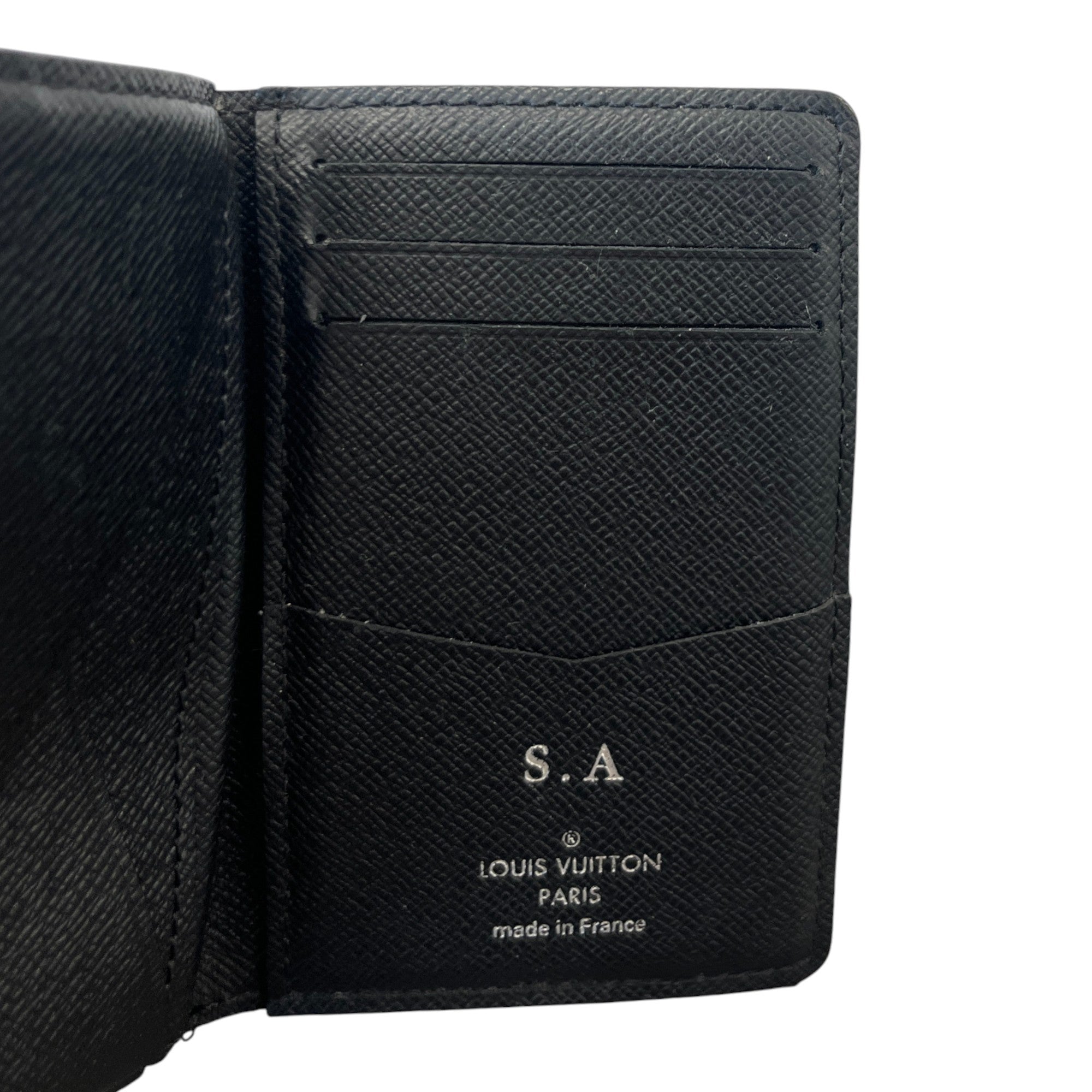 Men's Damier Graphite Pocket Organiser Wallet Black