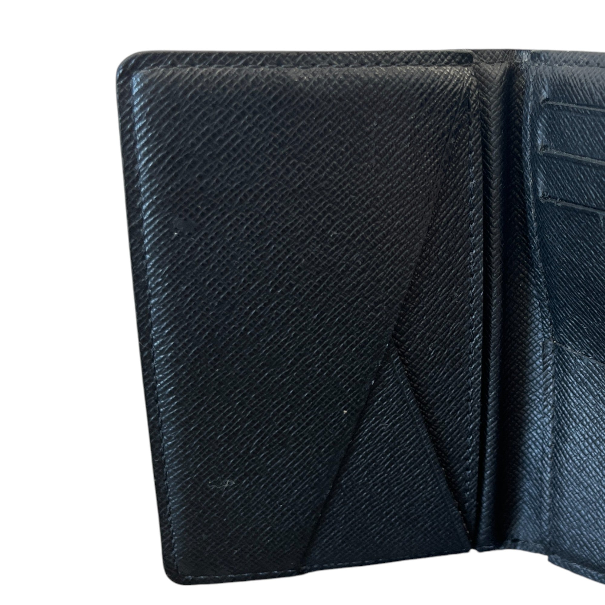 Men's Damier Graphite Pocket Organiser Wallet Black