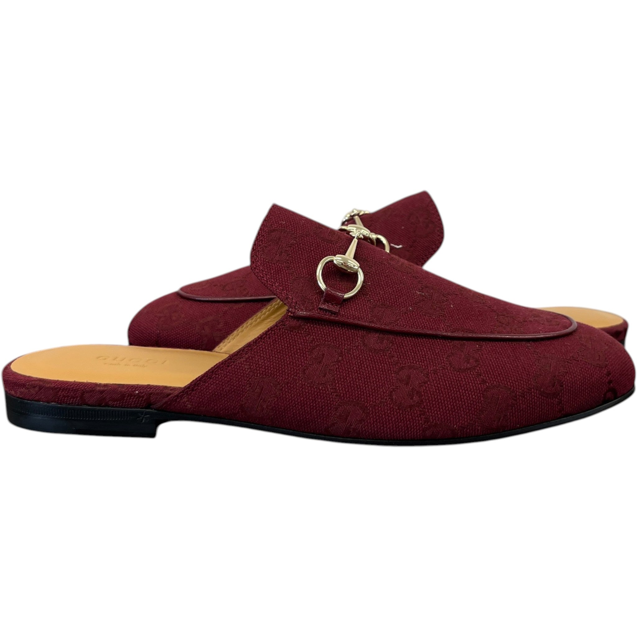 Women's Princetown Gg Canvas Mules Red Size EU 39 / UK 6