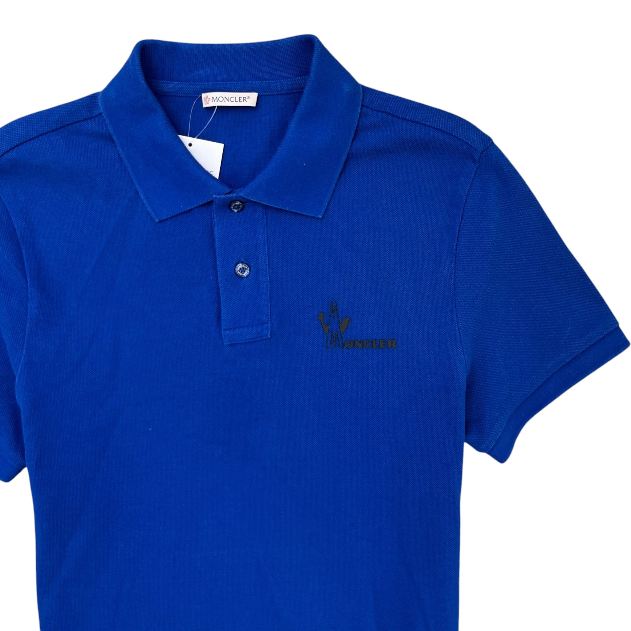 Men's Maglia Polo Shirt Blue Size S