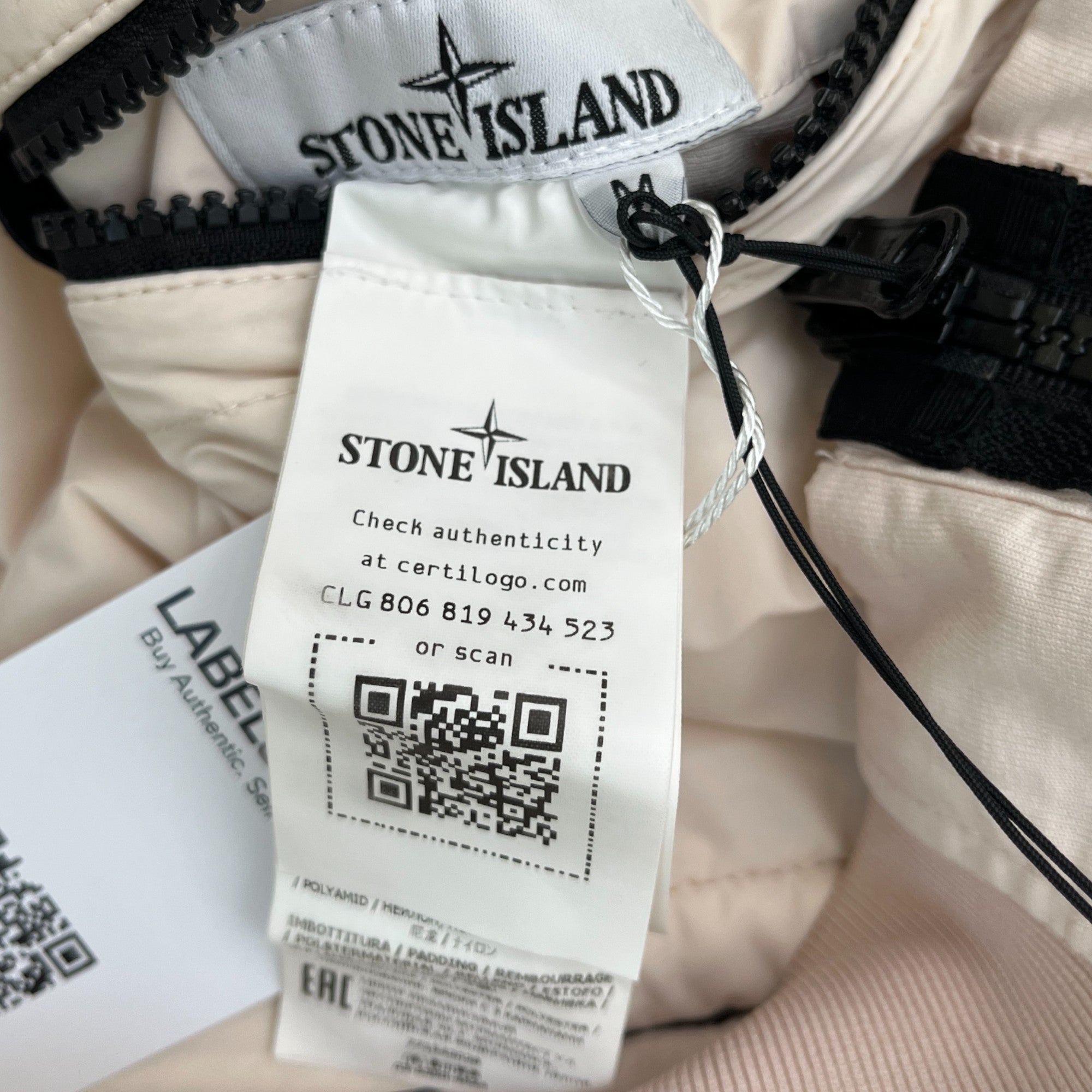 Men's Reversible Comfort Tech Composite Polartec Jacket Salmon Size M